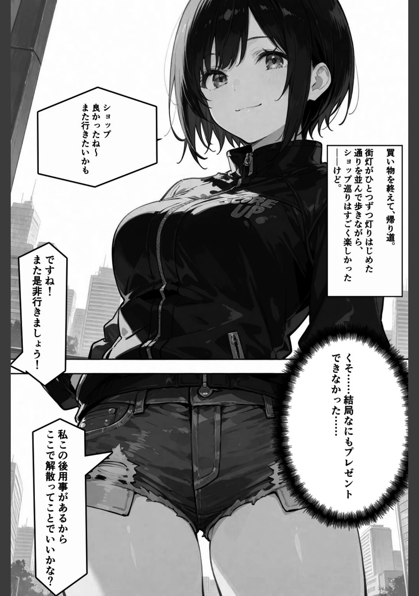 「俺の憧れの先輩がパパ活なんてするはずがない！【白抜き修正版】（単話）」（愛罠） 試し読み 12ページ目