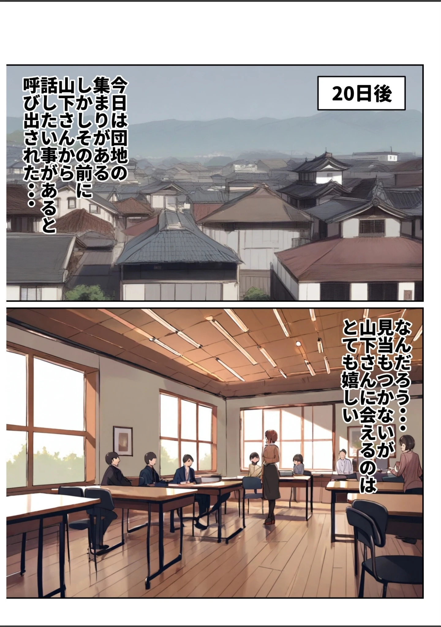 「欲求不満っぽい下の階の巨乳人妻（32）と団地の集会所で二人きりになった時の話【白抜き修正版】」（ルミナ） 試し読み 13ページ目