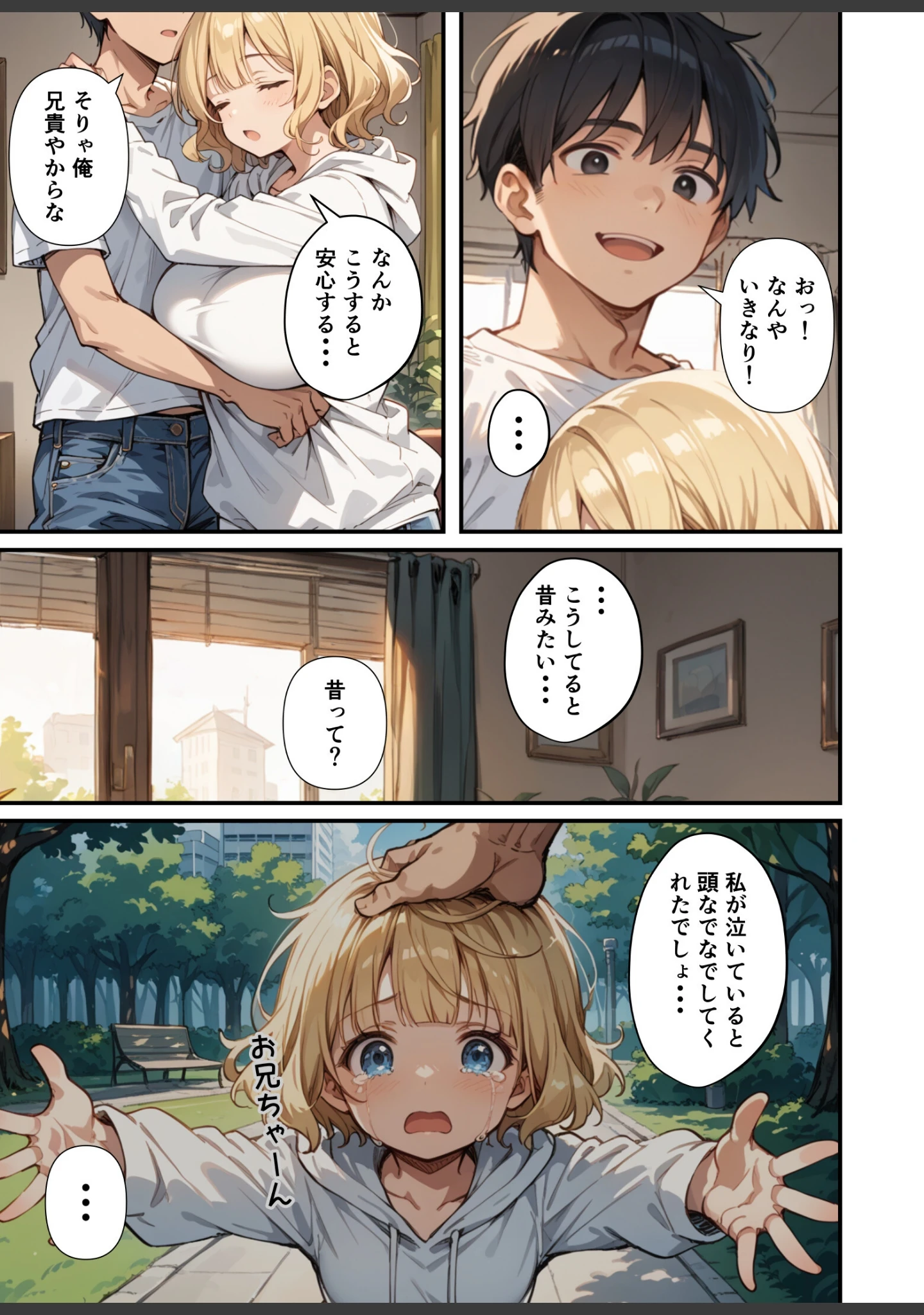 「可愛い妹が失恋したので慰め上書き中出しセックスした話【モザイク版】」（あくめくん） 試し読み 13ページ目