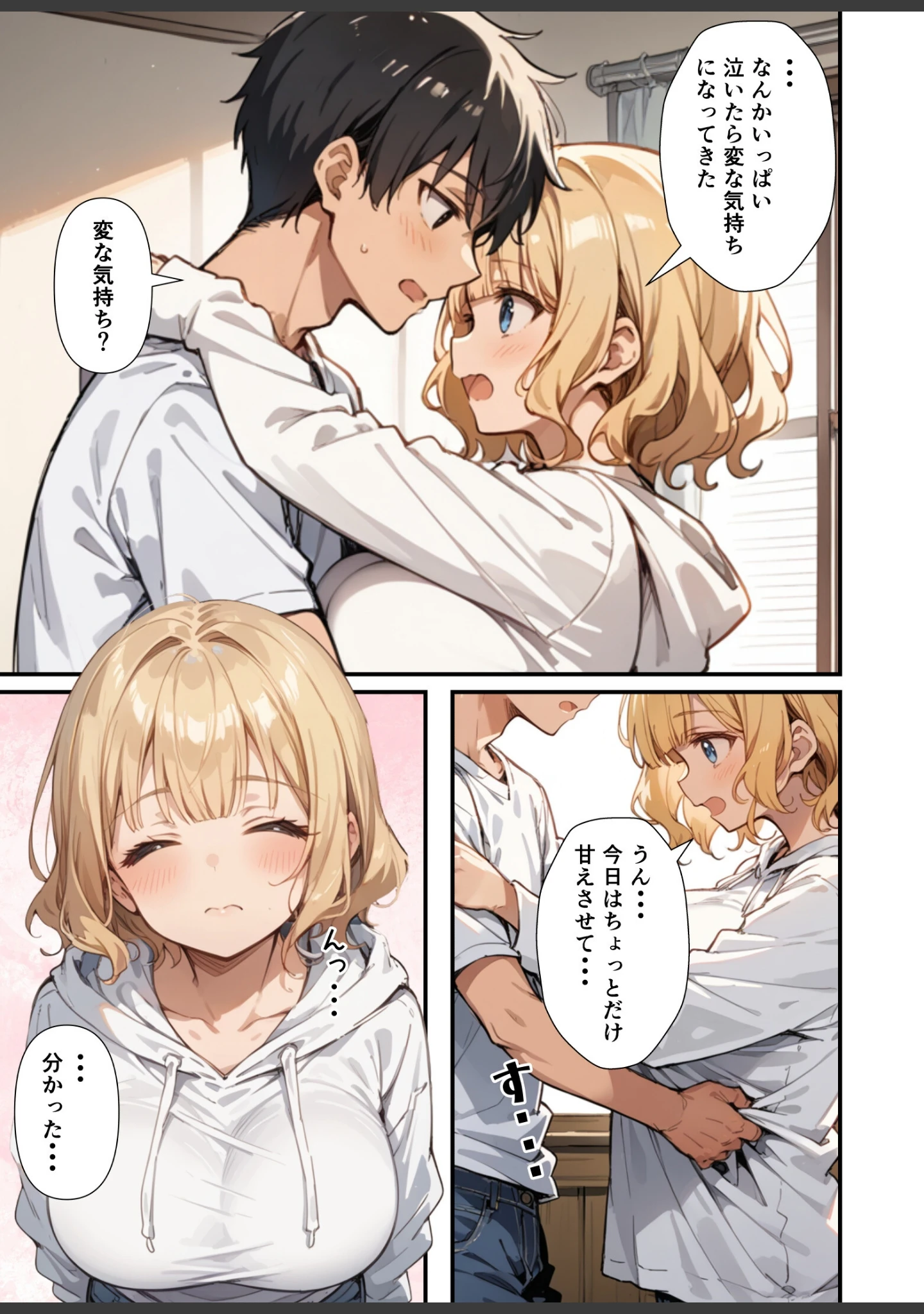 「可愛い妹が失恋したので慰め上書き中出しセックスした話【モザイク版】」（あくめくん） 試し読み 15ページ目