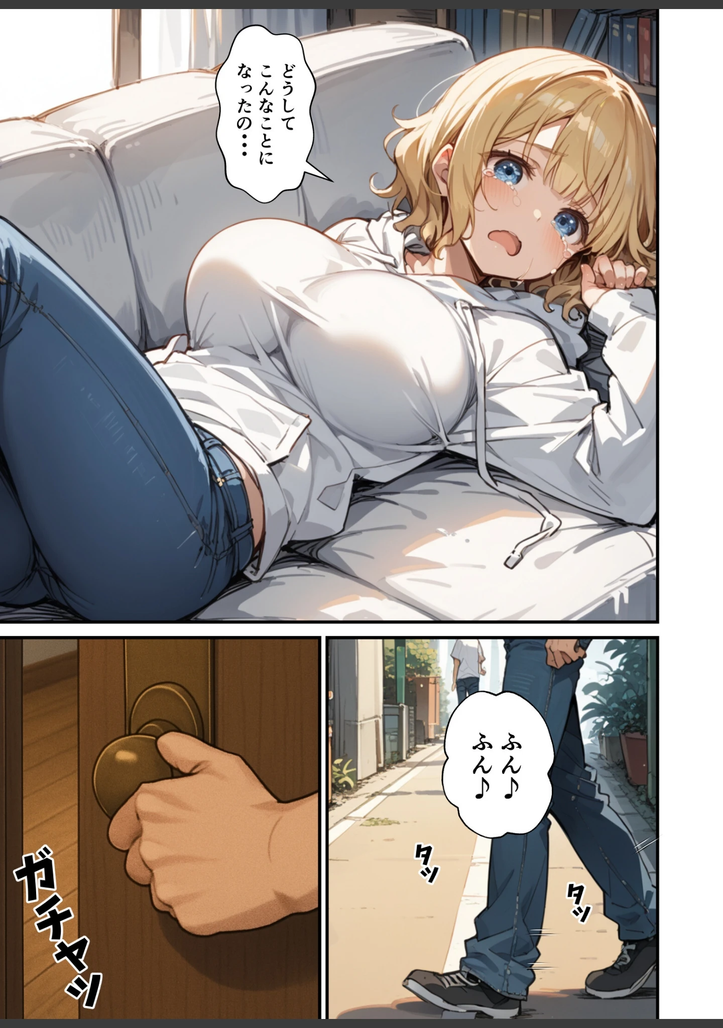 「可愛い妹が失恋したので慰め上書き中出しセックスした話【モザイク版】」（あくめくん） 試し読み 5ページ目
