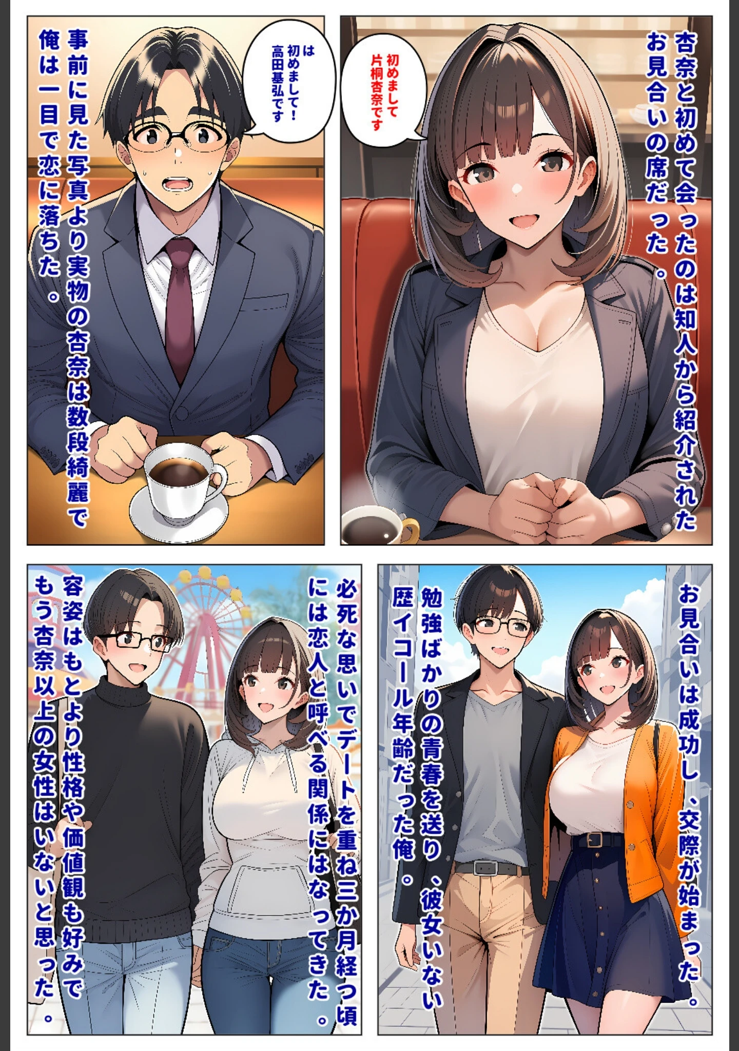 「妻の本気でイク顔が見たくて寝取らせたのに、なぜか夫婦そろってM調教されていった結果【モザイク版】」（暇人クラブ） 試し読み 3ページ目