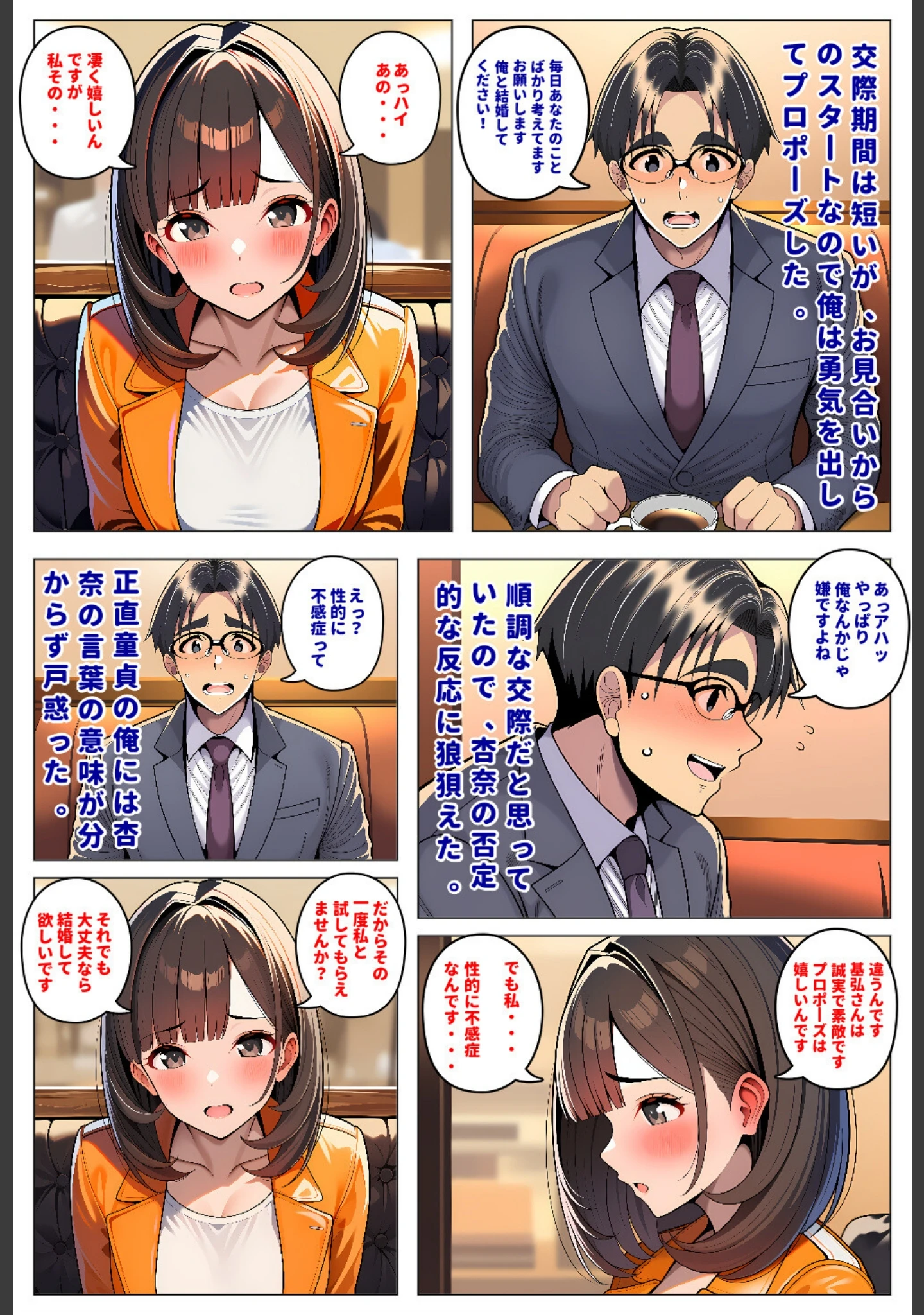 「妻の本気でイク顔が見たくて寝取らせたのに、なぜか夫婦そろってM調教されていった結果【モザイク版】」（暇人クラブ） 試し読み 4ページ目
