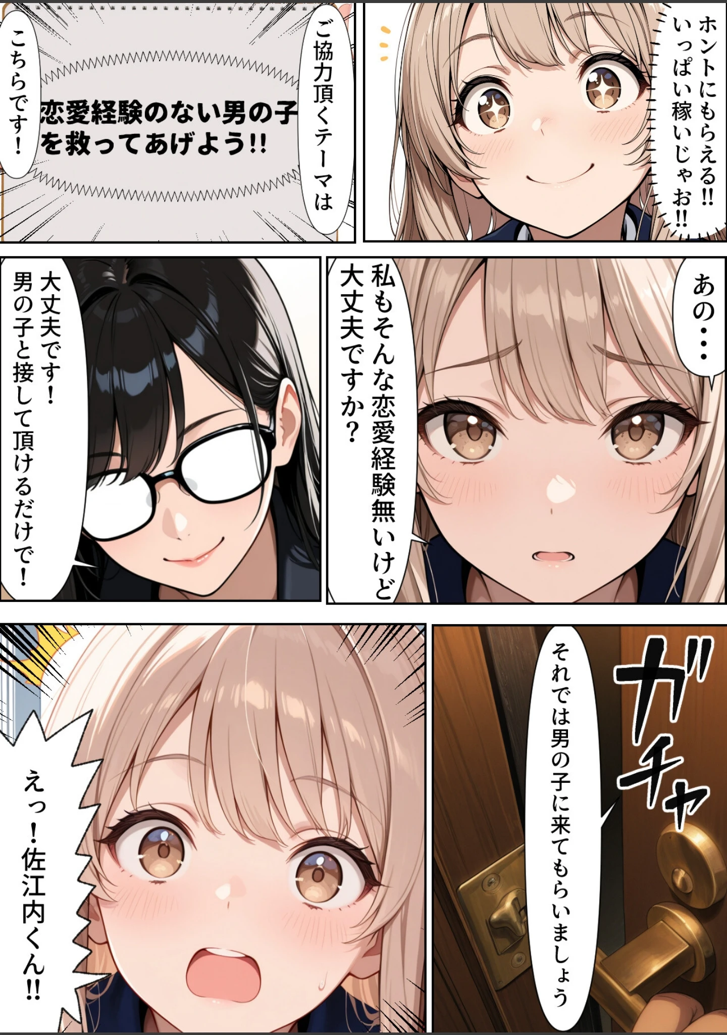 「底辺逆転-どん底ぼっち童貞の俺が億万長者に！？同級生の美女を「冴えない男の救済企画」と称した高額バイトで釣ってみた結果…【棒消し修正版】」（弱男紳士） 試し読み 11ページ目