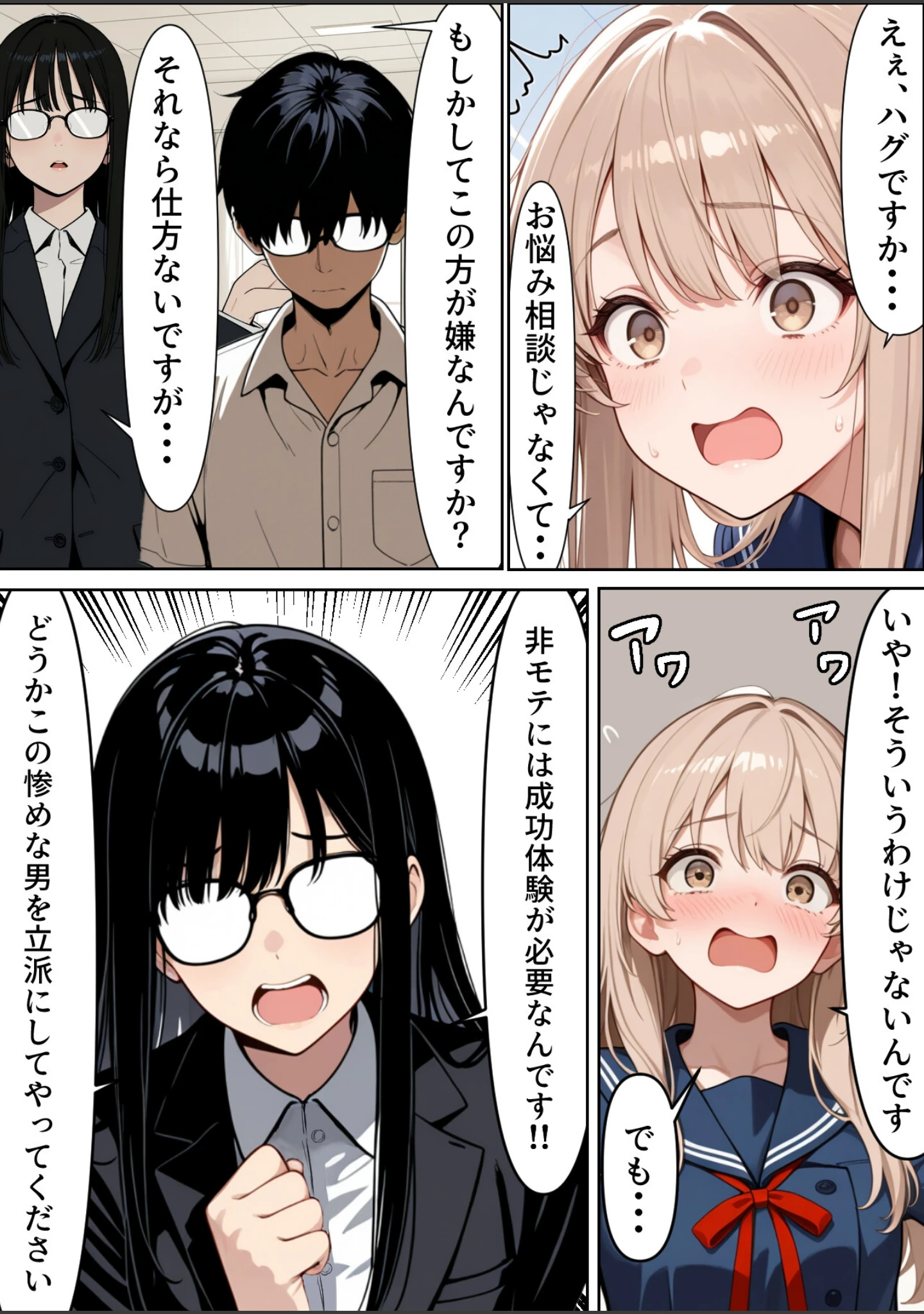 「底辺逆転-どん底ぼっち童貞の俺が億万長者に！？同級生の美女を「冴えない男の救済企画」と称した高額バイトで釣ってみた結果…【棒消し修正版】」（弱男紳士） 試し読み 13ページ目