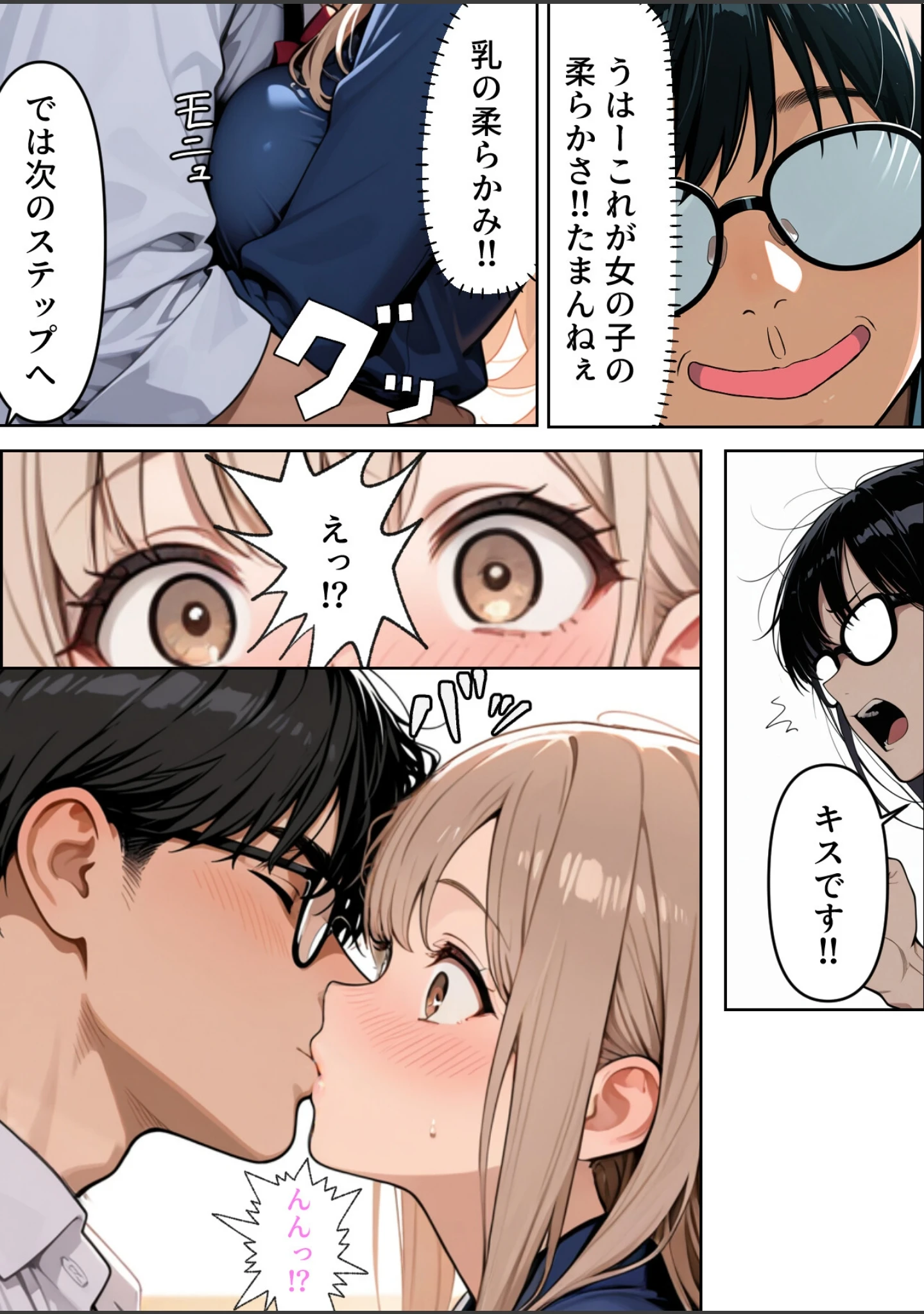 「底辺逆転-どん底ぼっち童貞の俺が億万長者に！？同級生の美女を「冴えない男の救済企画」と称した高額バイトで釣ってみた結果…【棒消し修正版】」（弱男紳士） 試し読み 15ページ目