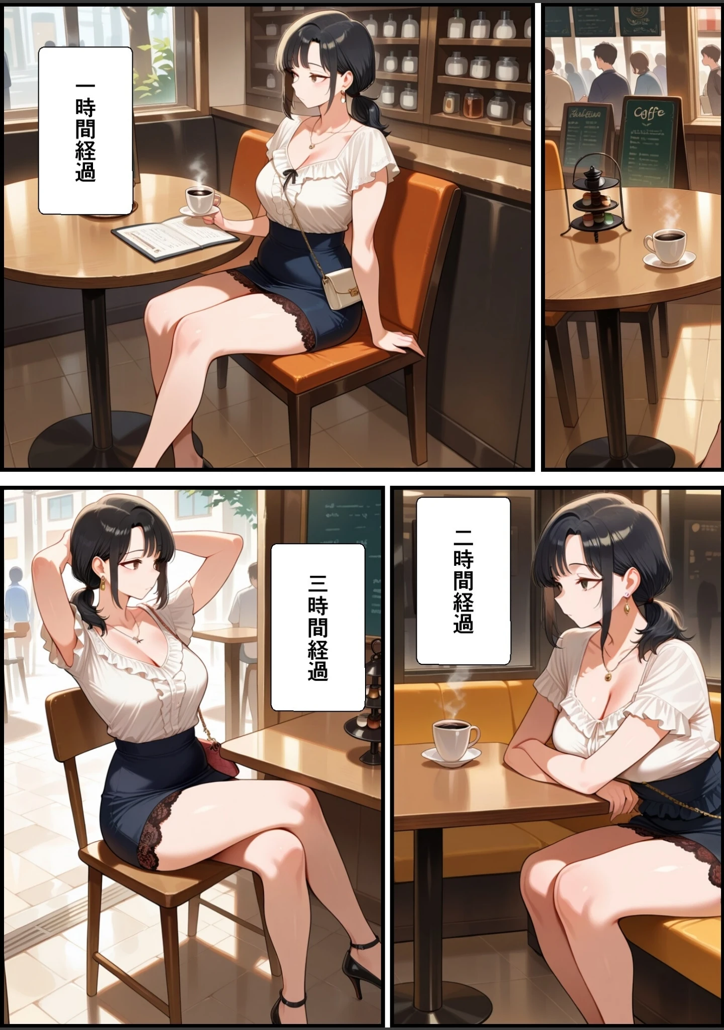 「妻が毒オジにナンパされて媚薬を盛られた件【モザイク版】」（鮫島猛） 試し読み 12ページ目