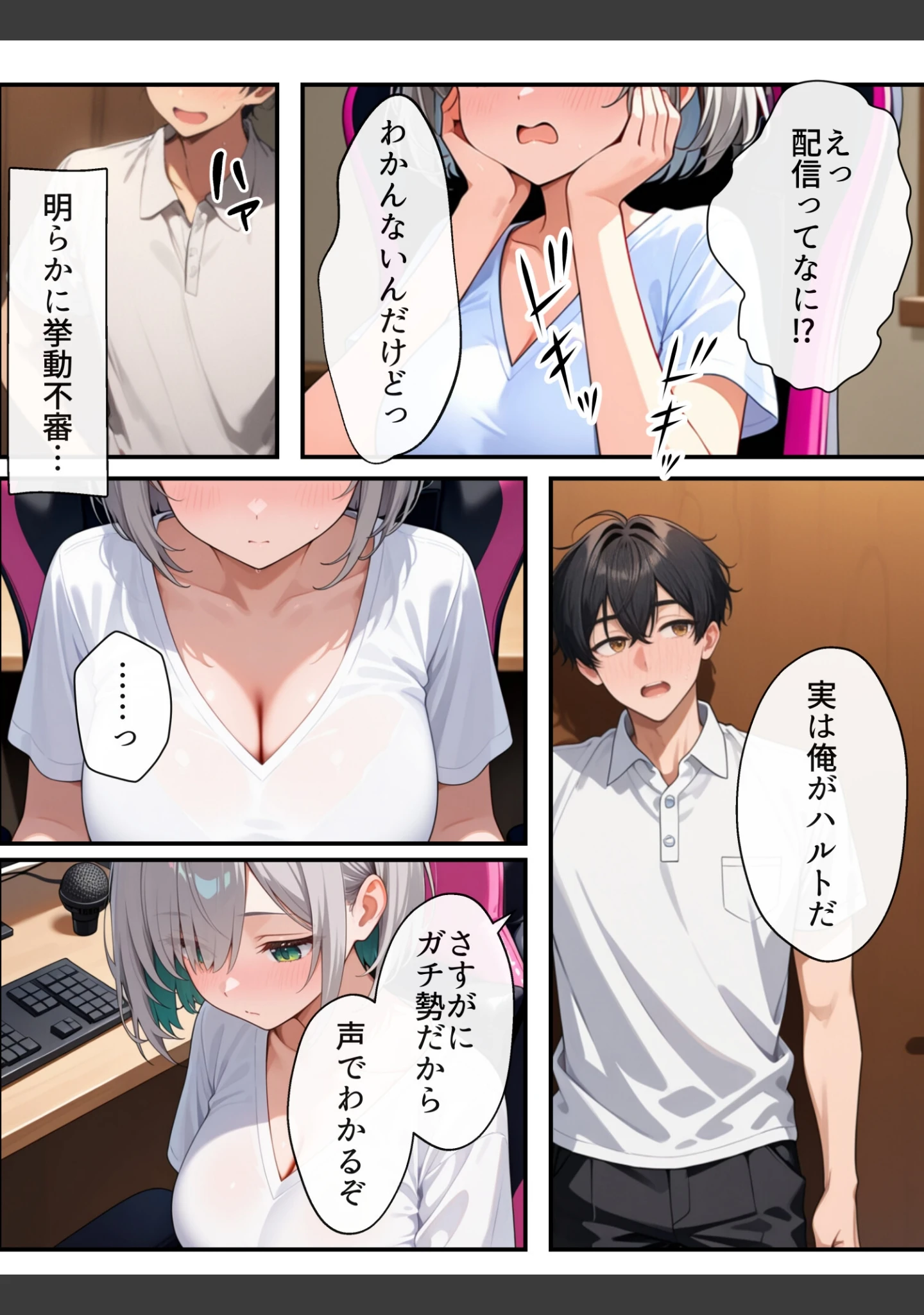「俺の推Vが妹だった話【モザイク版】」（水彩みなも） 試し読み 10ページ目