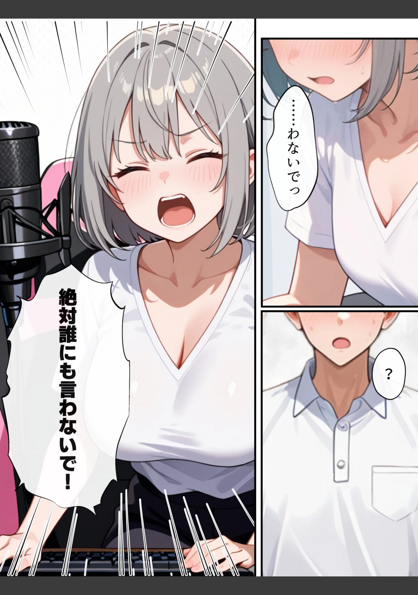 「俺の推Vが妹だった話【モザイク版】」（水彩みなも） 試し読み 11ページ目
