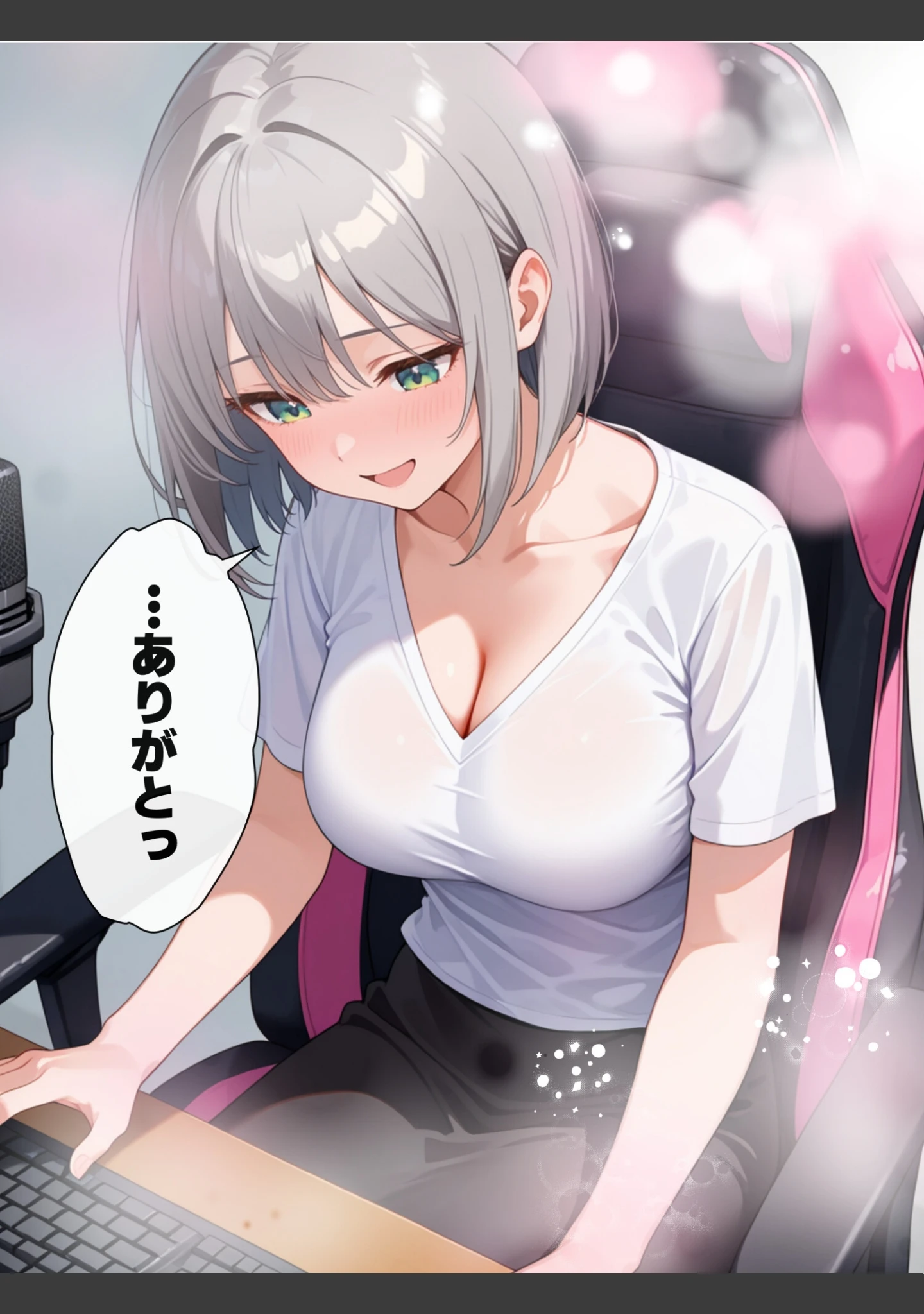「俺の推Vが妹だった話【モザイク版】」（水彩みなも） 試し読み 15ページ目