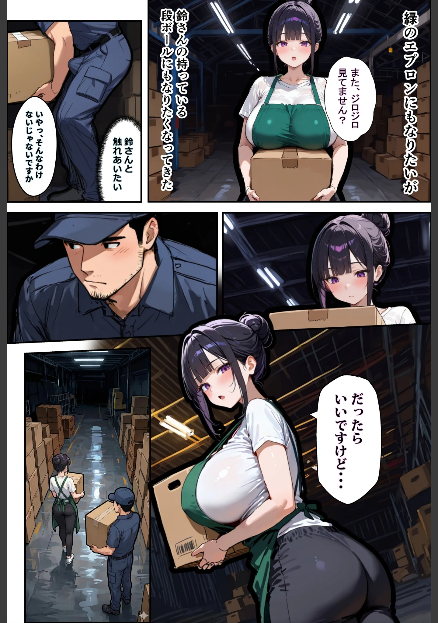 「バ先のパートの主婦（28）が裸エプロンで誘惑して来たのでお返しに最大火力でマ〇コをグリグリした結果…【棒消し修正版】」（エロマンガールズ） 試し読み 13ページ目