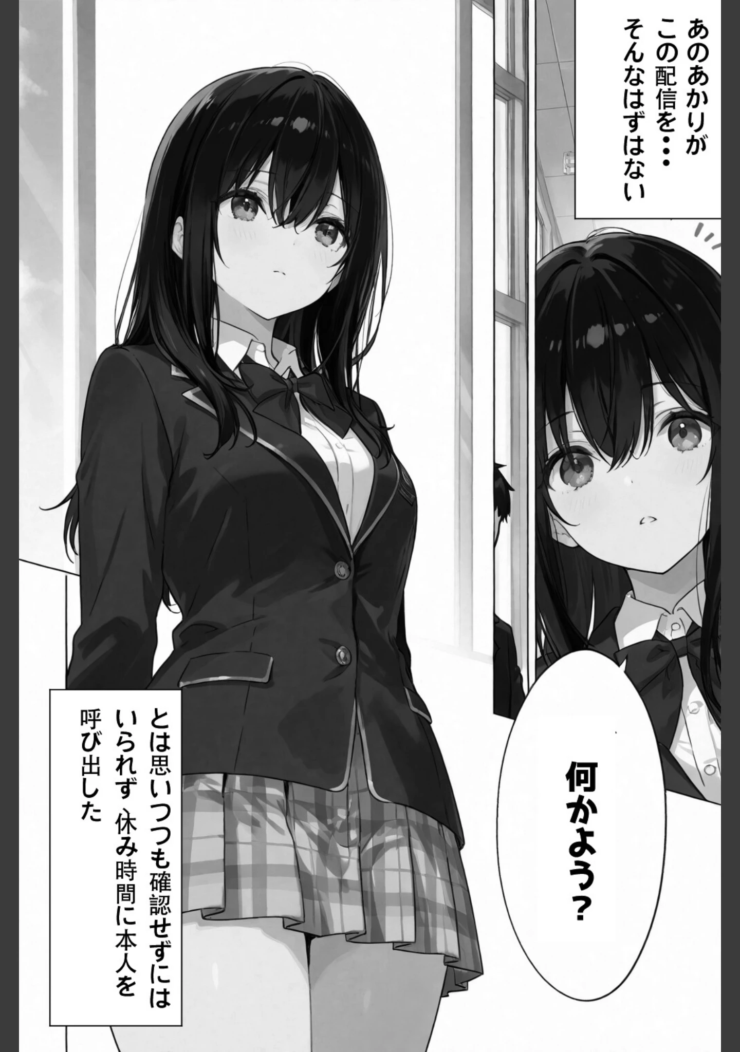 「超優等生な俺の幼馴染が有名エロ配信者だった件【白抜き修正版】」（愛罠） 試し読み 7ページ目