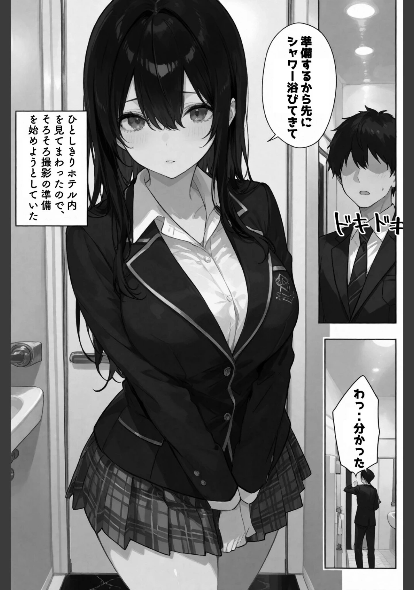 「超優等生な俺の幼馴染が有名エロ配信者だった件 2【白抜き修正版】」（愛罠） 試し読み 10ページ目