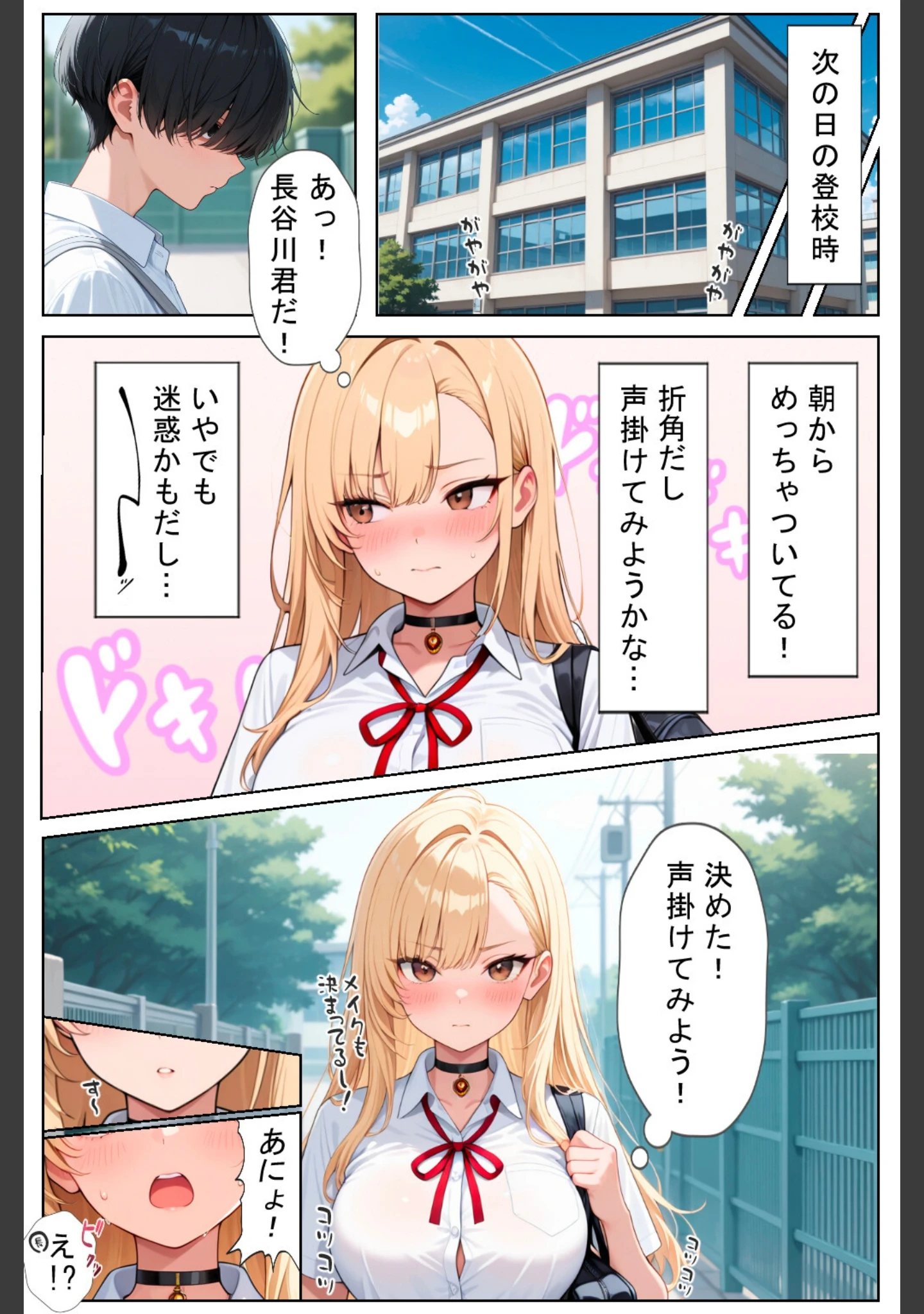 「軽そうだけど実は恋愛経験0な巨乳ギャルちゃん〜初えっち編〜【白抜き修正版】」（ヒロインファクトリー） 試し読み 11ページ目
