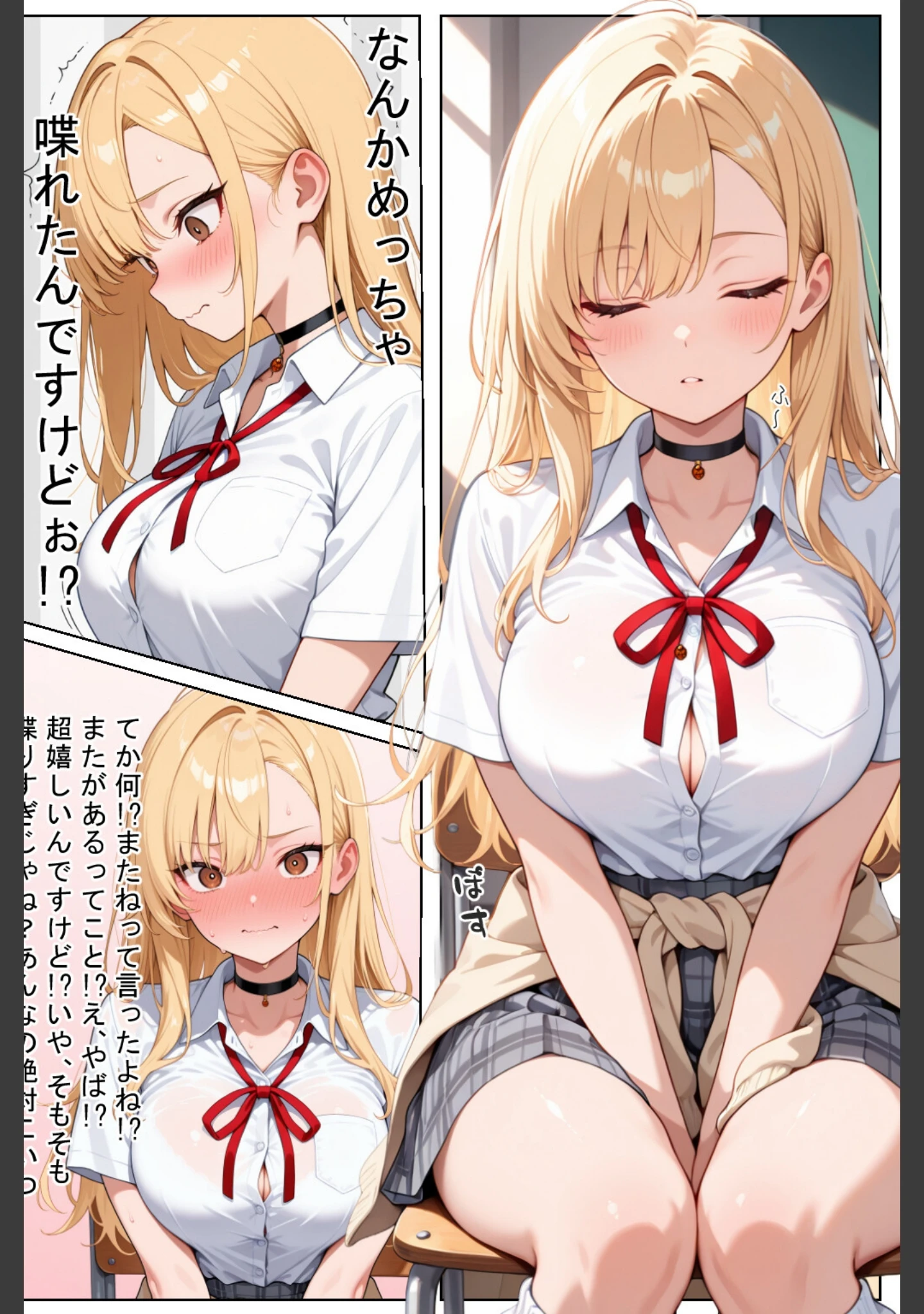 「軽そうだけど実は恋愛経験0な巨乳ギャルちゃん〜初えっち編〜【白抜き修正版】」（ヒロインファクトリー） 試し読み 14ページ目