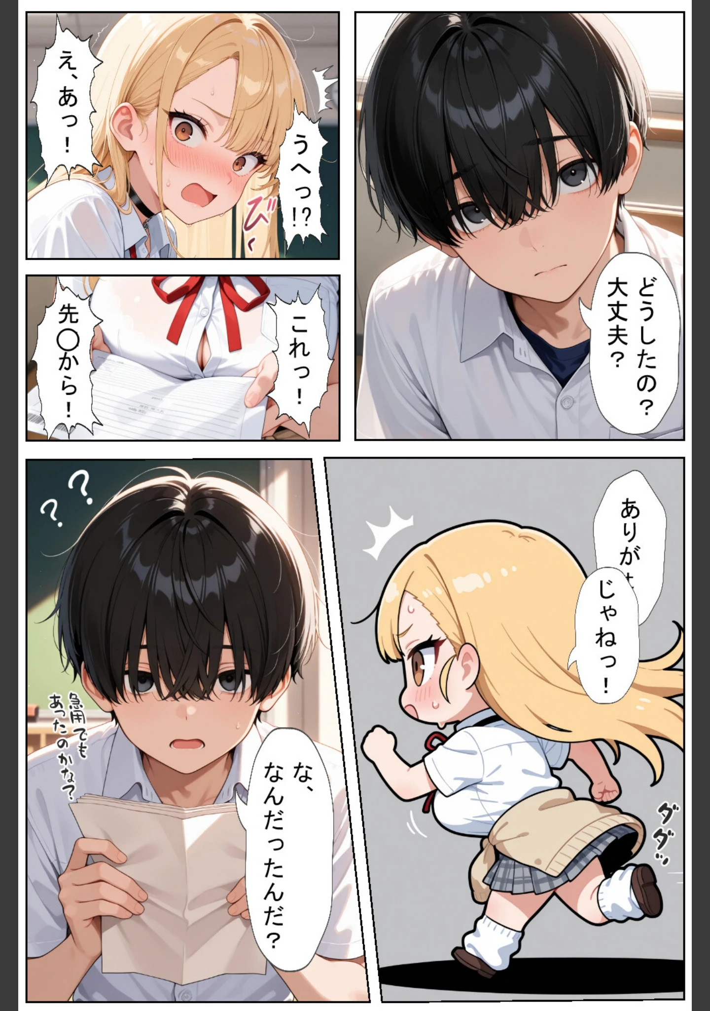 「軽そうだけど実は恋愛経験0な巨乳ギャルちゃん〜初えっち編〜【白抜き修正版】」（ヒロインファクトリー） 試し読み 8ページ目