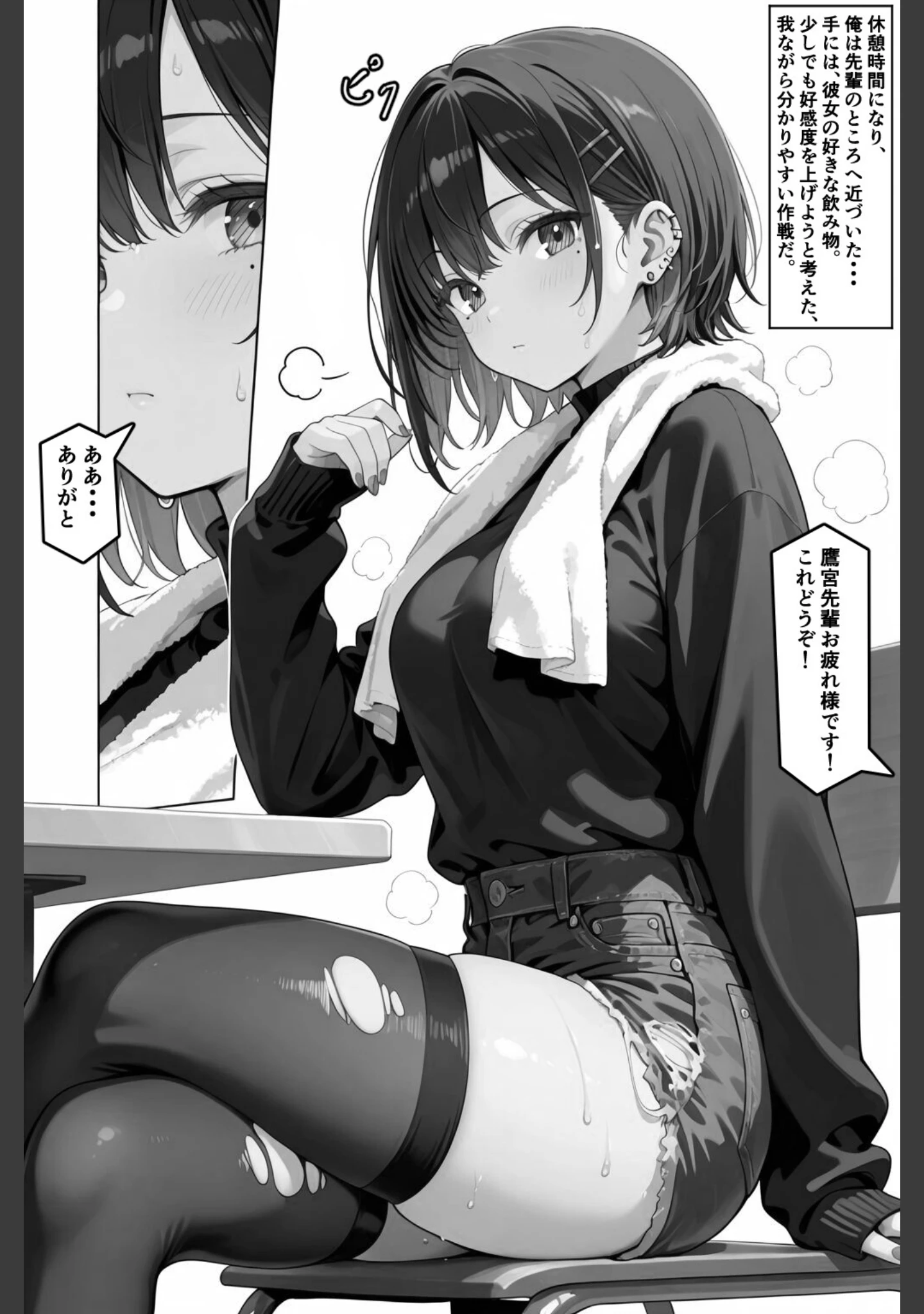 「憧れハ密二摘み奪らレテ【白抜き修正版】（単話）」（愛罠） 試し読み 3ページ目
