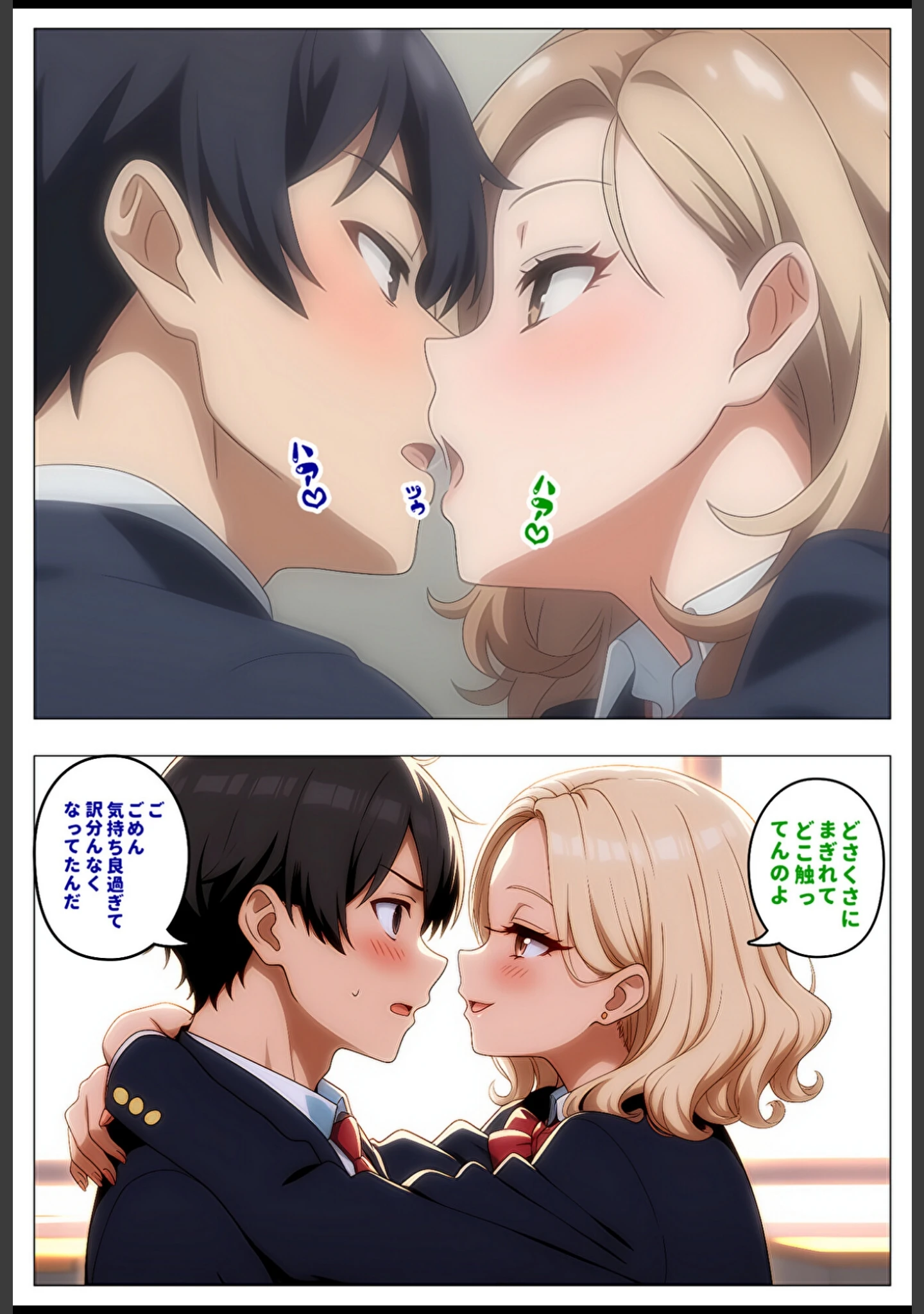 「委員長とギャルがセックス勝負を始めたんだが俺が審判をする事になった話【モザイク版】」（暇人クラブ） 試し読み 12ページ目