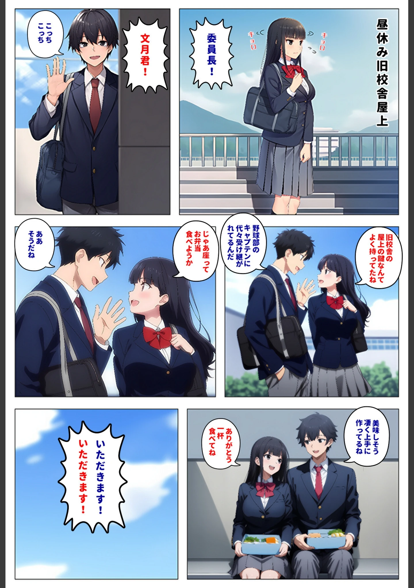 「委員長とギャルがセックス勝負〜2・幼馴染が好きなのに委員長と付き合いだした結果【モザイク版】」（暇人クラブ） 試し読み 11ページ目