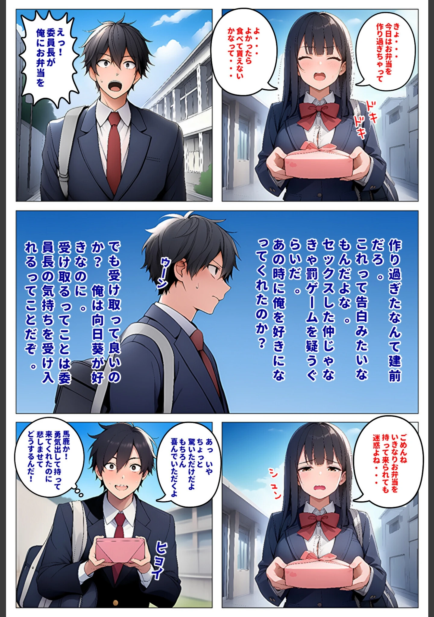「委員長とギャルがセックス勝負〜2・幼馴染が好きなのに委員長と付き合いだした結果【モザイク版】」（暇人クラブ） 試し読み 5ページ目
