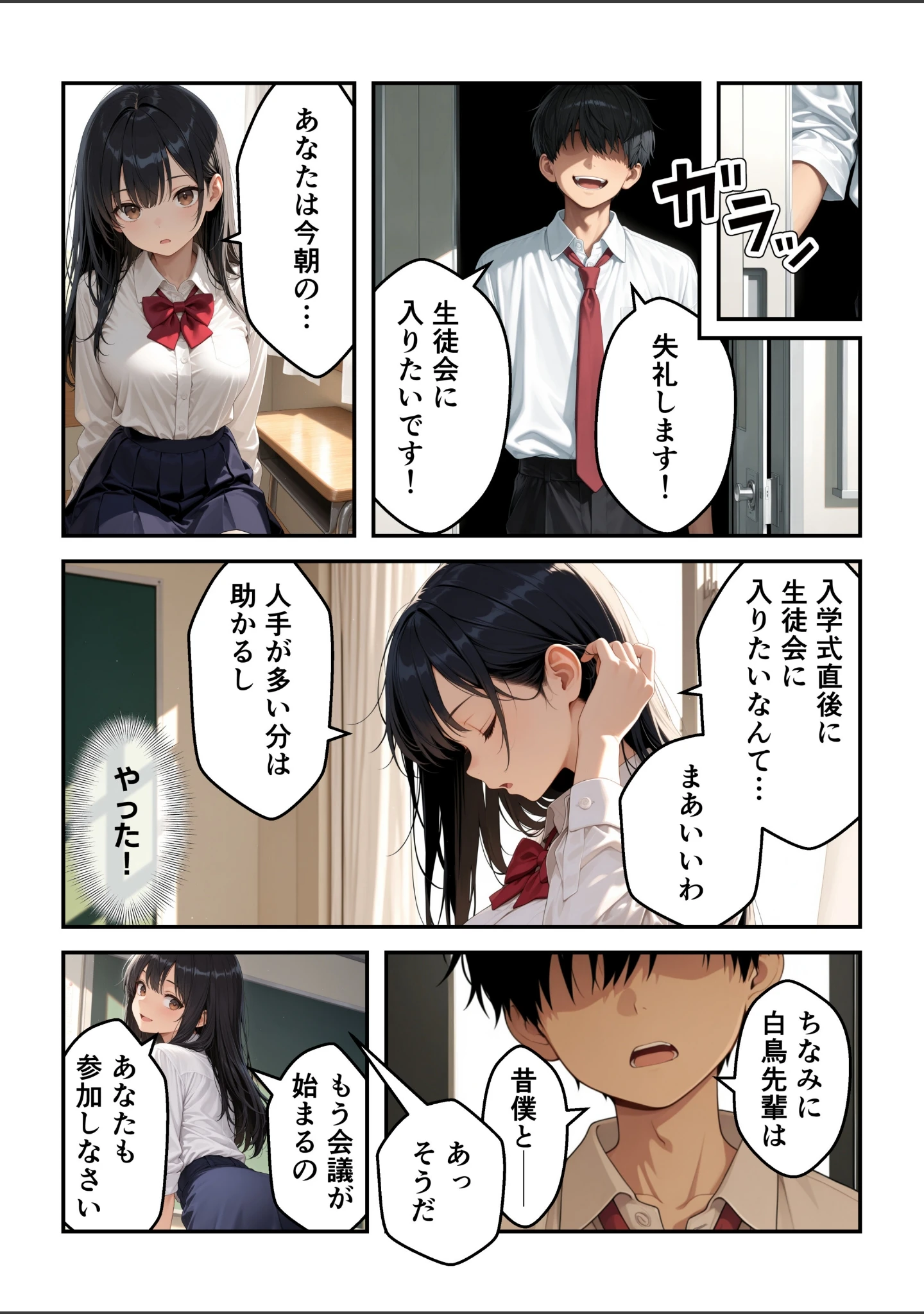 「強気で嫌われ生徒会長は俺にだけあまあま_何度もイチャラブ生ハメセックス【モザイク版】」（あふれだすにじる） 試し読み 10ページ目