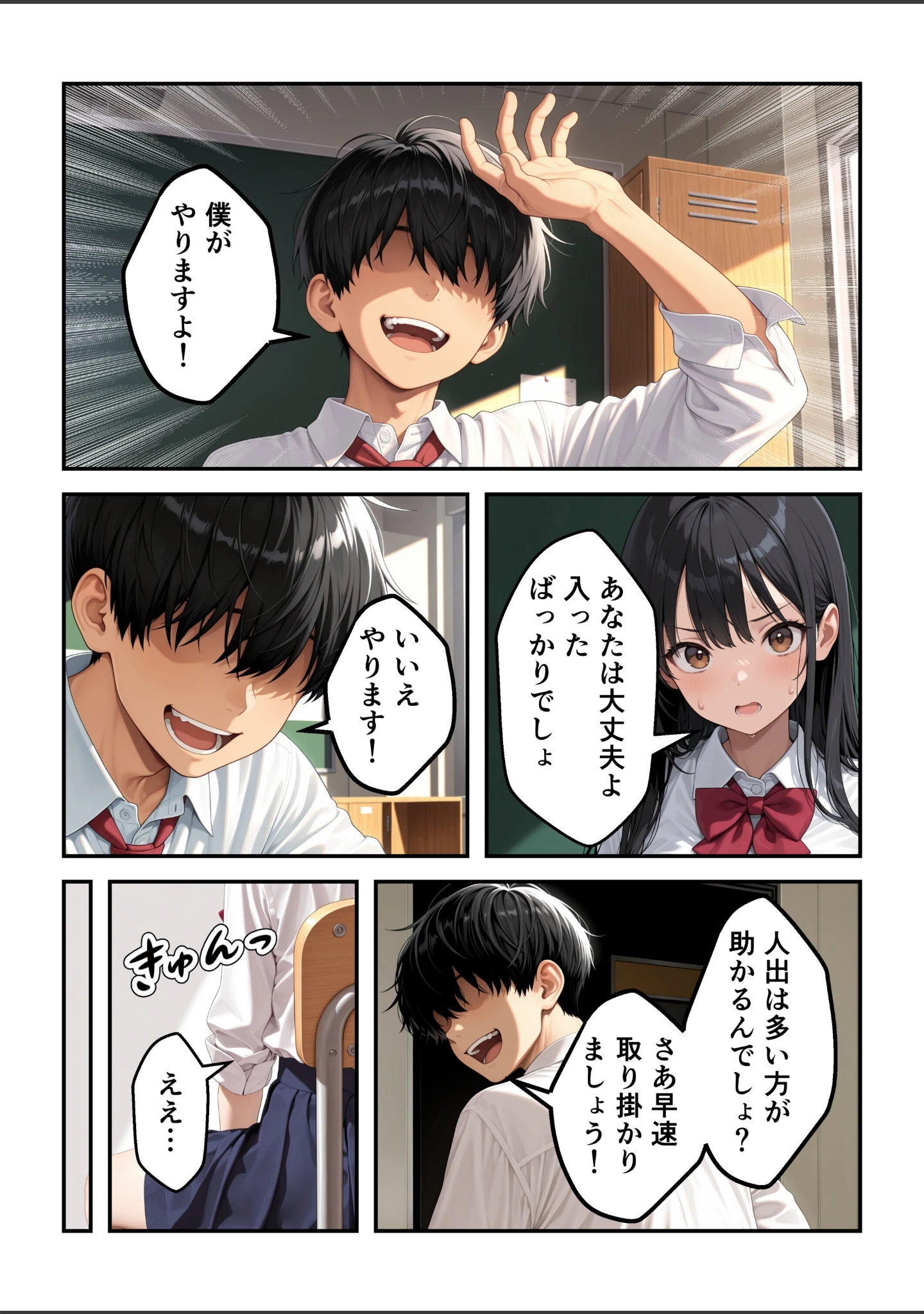 「強気で嫌われ生徒会長は俺にだけあまあま_何度もイチャラブ生ハメセックス【モザイク版】」（あふれだすにじる） 試し読み 13ページ目