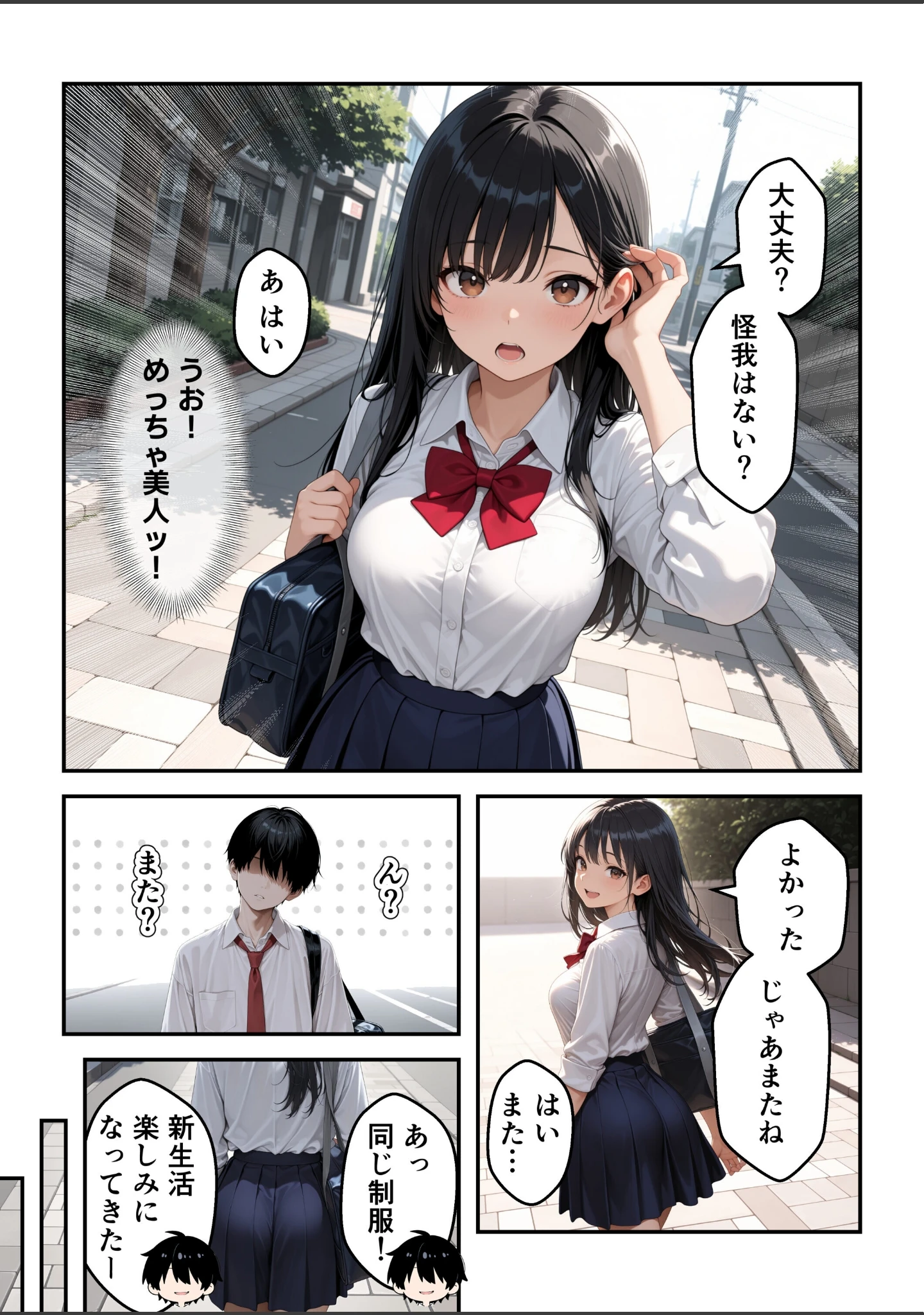 「強気で嫌われ生徒会長は俺にだけあまあま_何度もイチャラブ生ハメセックス【モザイク版】」（あふれだすにじる） 試し読み 6ページ目