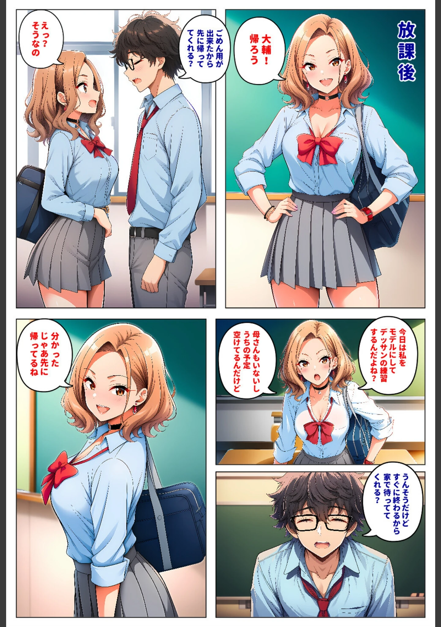 「人気読モのギャル幼馴染は、みんなには塩対応なのに僕には世話焼きでデレる【モザイク版】」（暇人クラブ） 試し読み 5ページ目