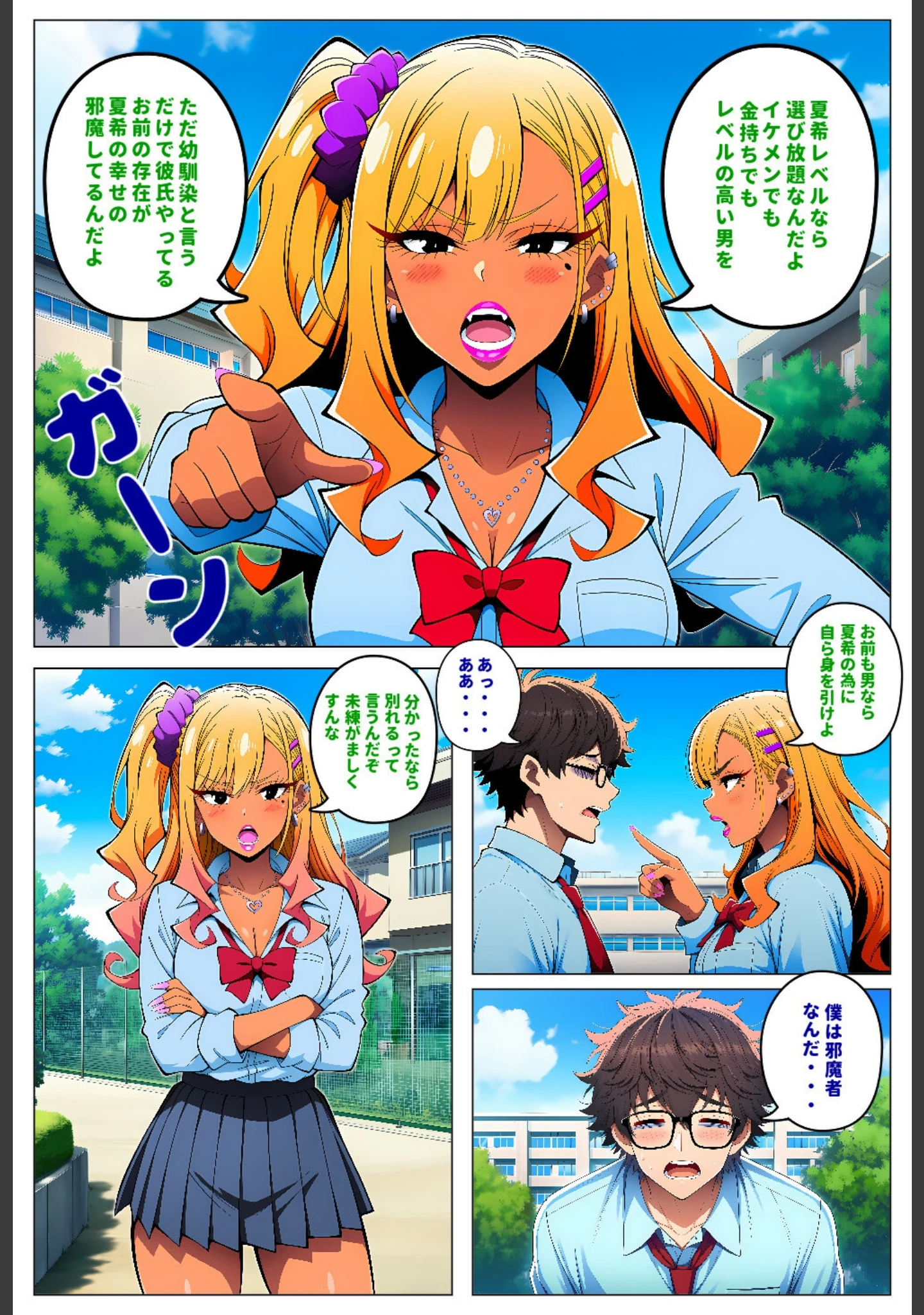 「人気読モのギャル幼馴染は、みんなには塩対応なのに僕には世話焼きでデレる【モザイク版】」（暇人クラブ） 試し読み 7ページ目