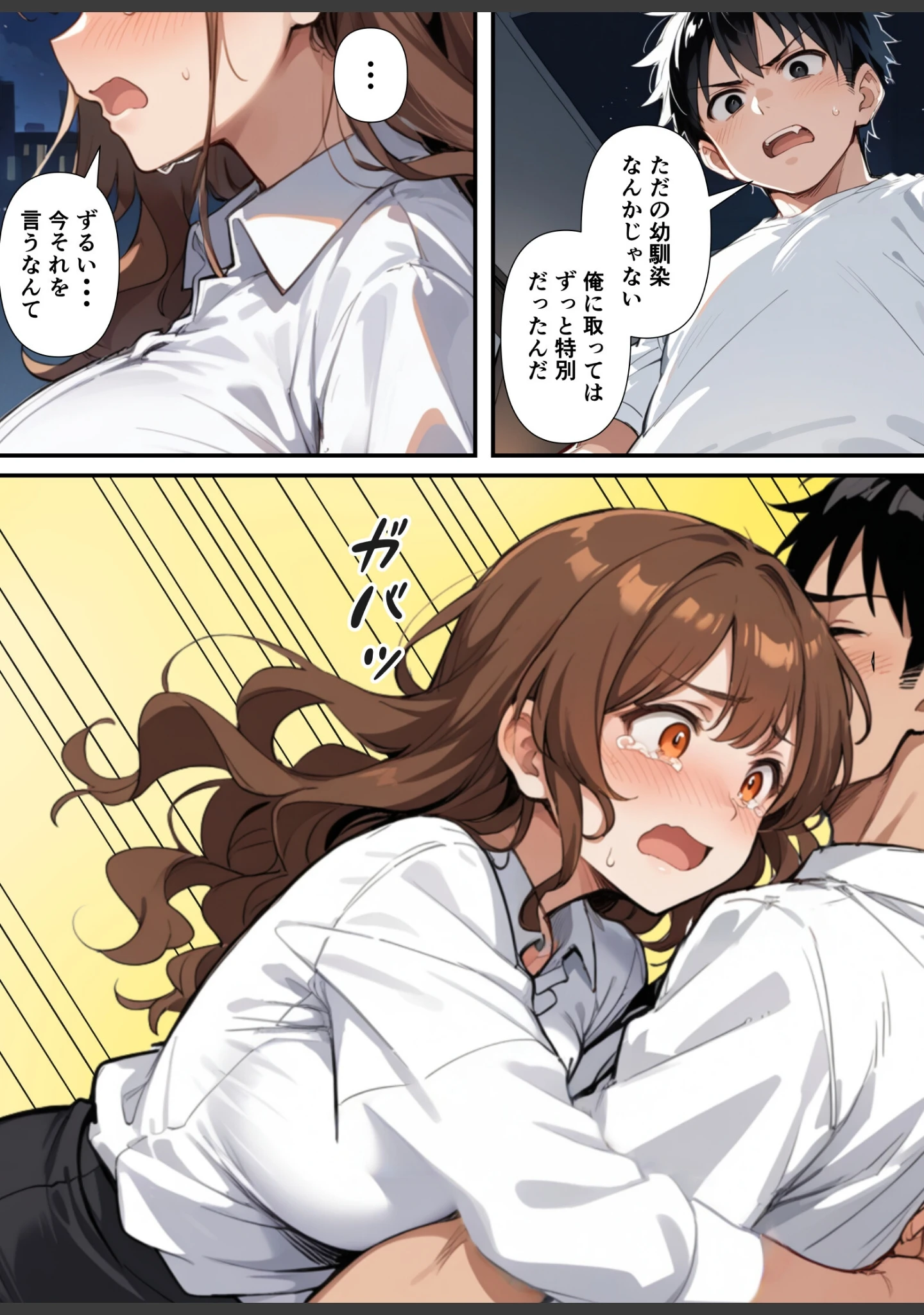 「ずっとすれ違っていた幼馴染に告白してイチャラブ中出しエッチする話【モザイク版】」（あくめくん） 試し読み 14ページ目