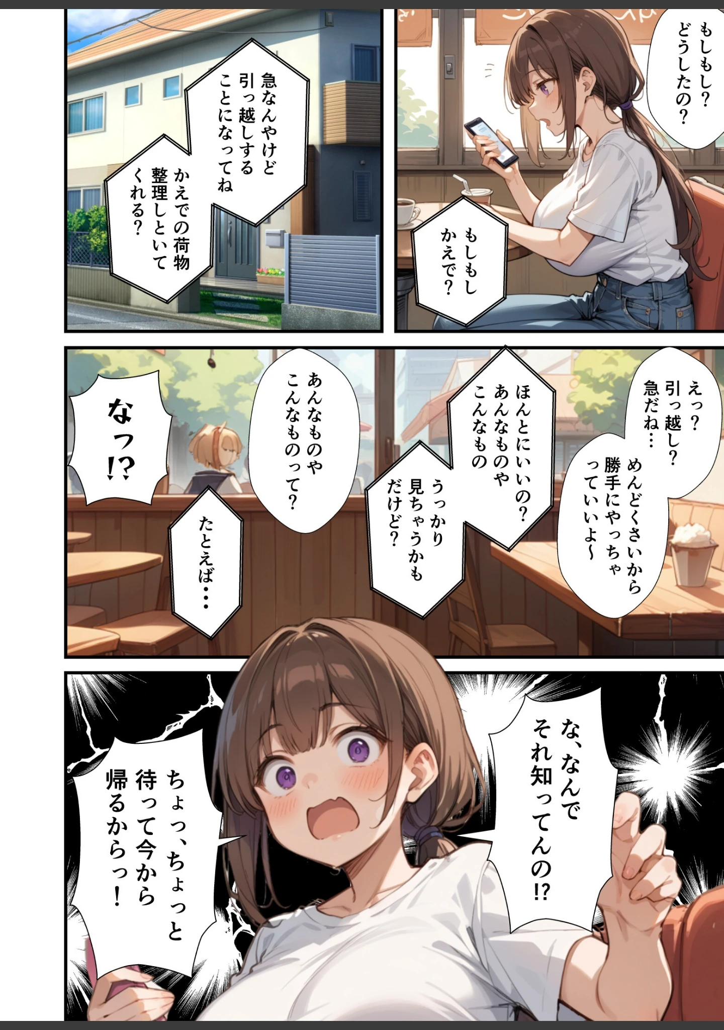 「セックスレスに悩む若妻（30）12年ぶりに制服を着てイチャラブセックスする話【モザイク版】」（あくめくん） 試し読み 4ページ目