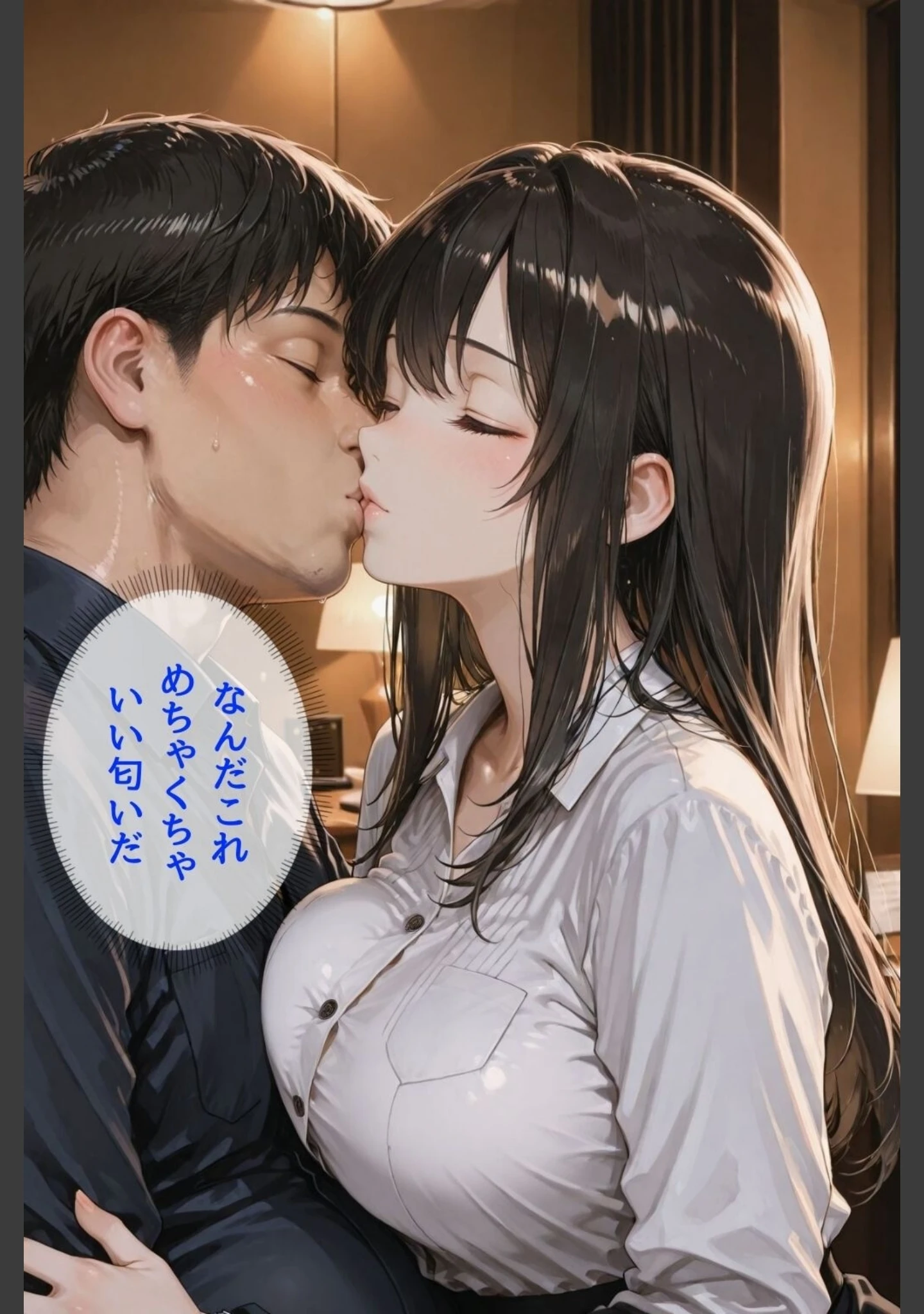 「忘年会帰りに酔った勢いで後輩と禁断の合体【モザイク版】」（かわいいラボ） 試し読み 10ページ目