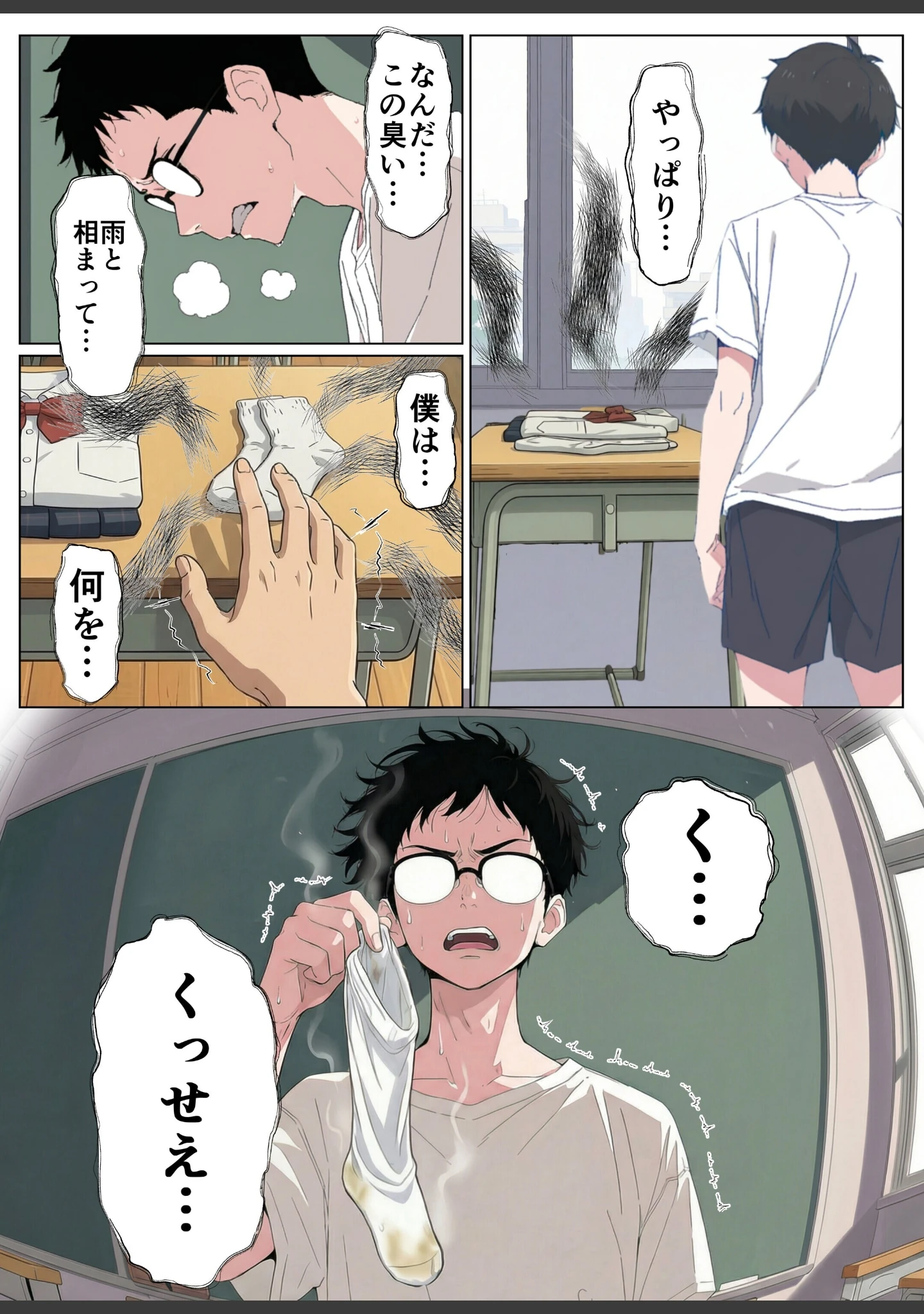 「気になるニオイの委員長【白抜き修正版】」（こなまく） 試し読み 10ページ目