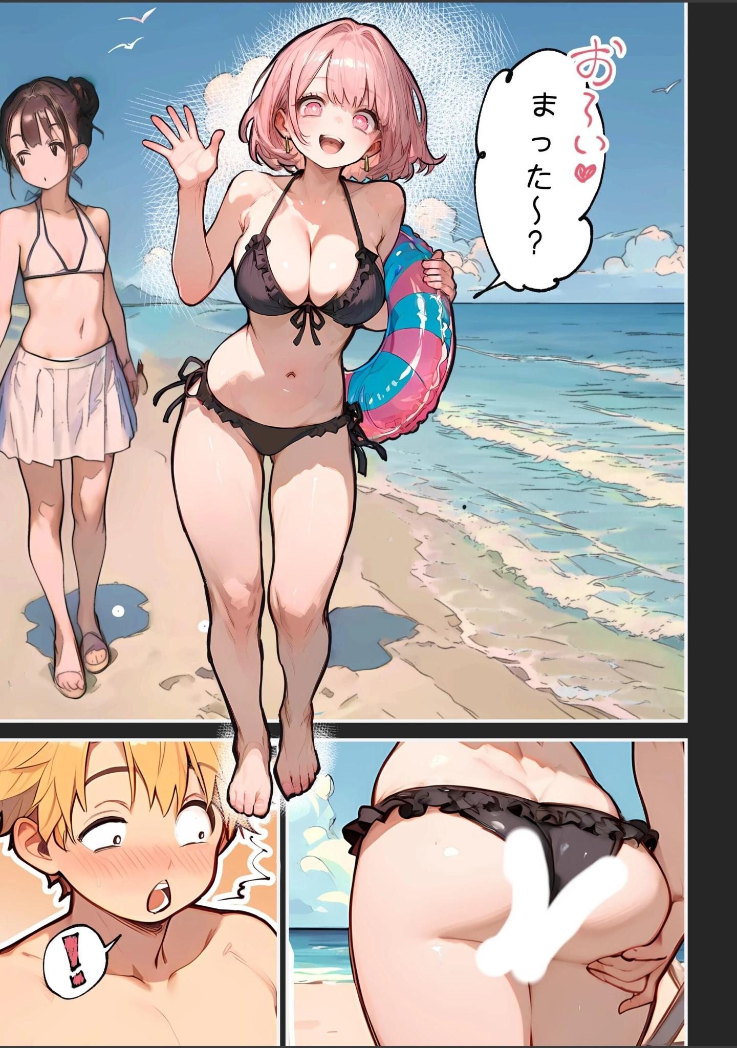 「巨乳ガチャ当てちゃいました。2【白抜き修正版】」（すぺると小麦） 試し読み 13ページ目