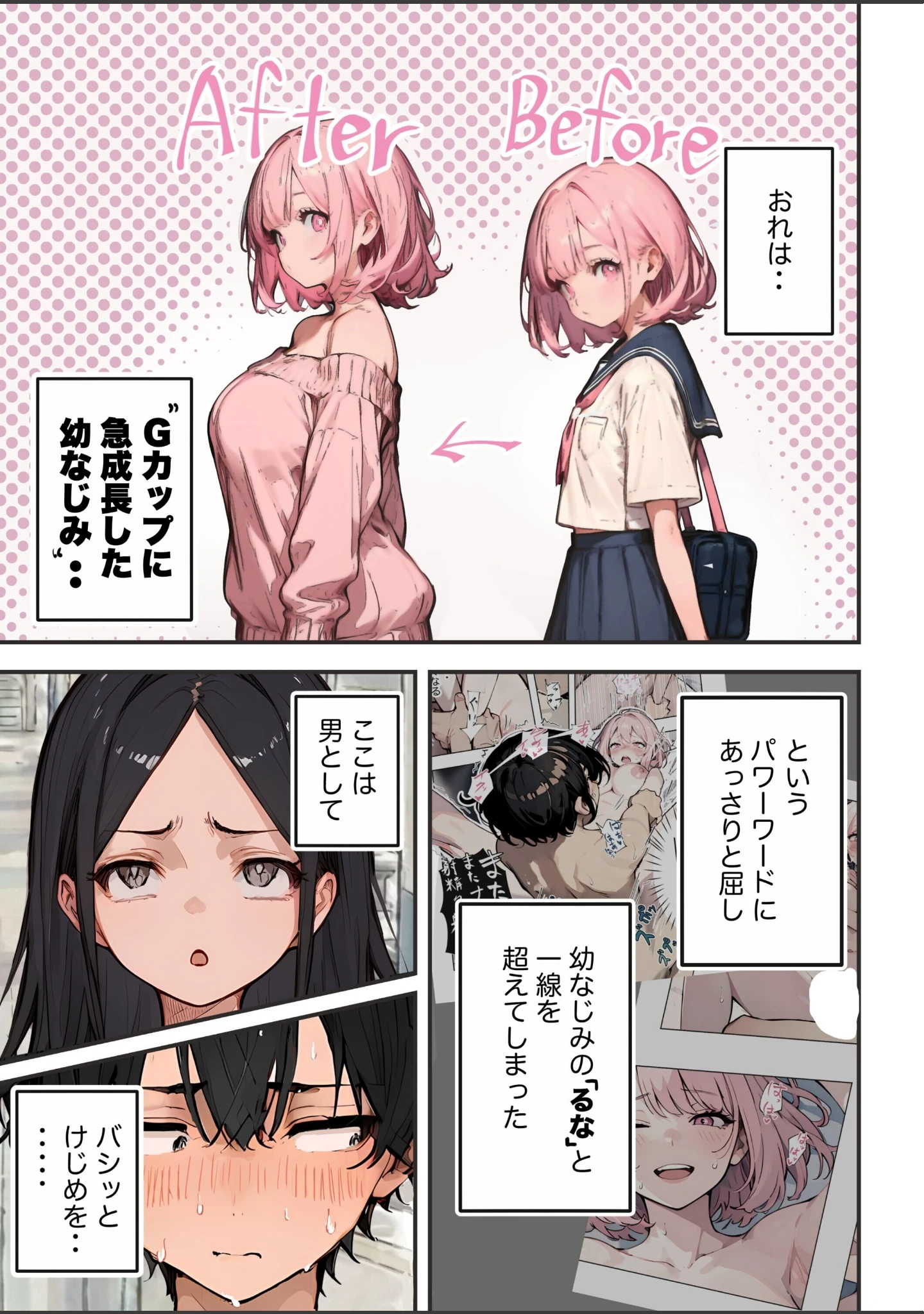「巨乳ガチャ当てちゃいました。2【白抜き修正版】」（すぺると小麦） 試し読み 3ページ目