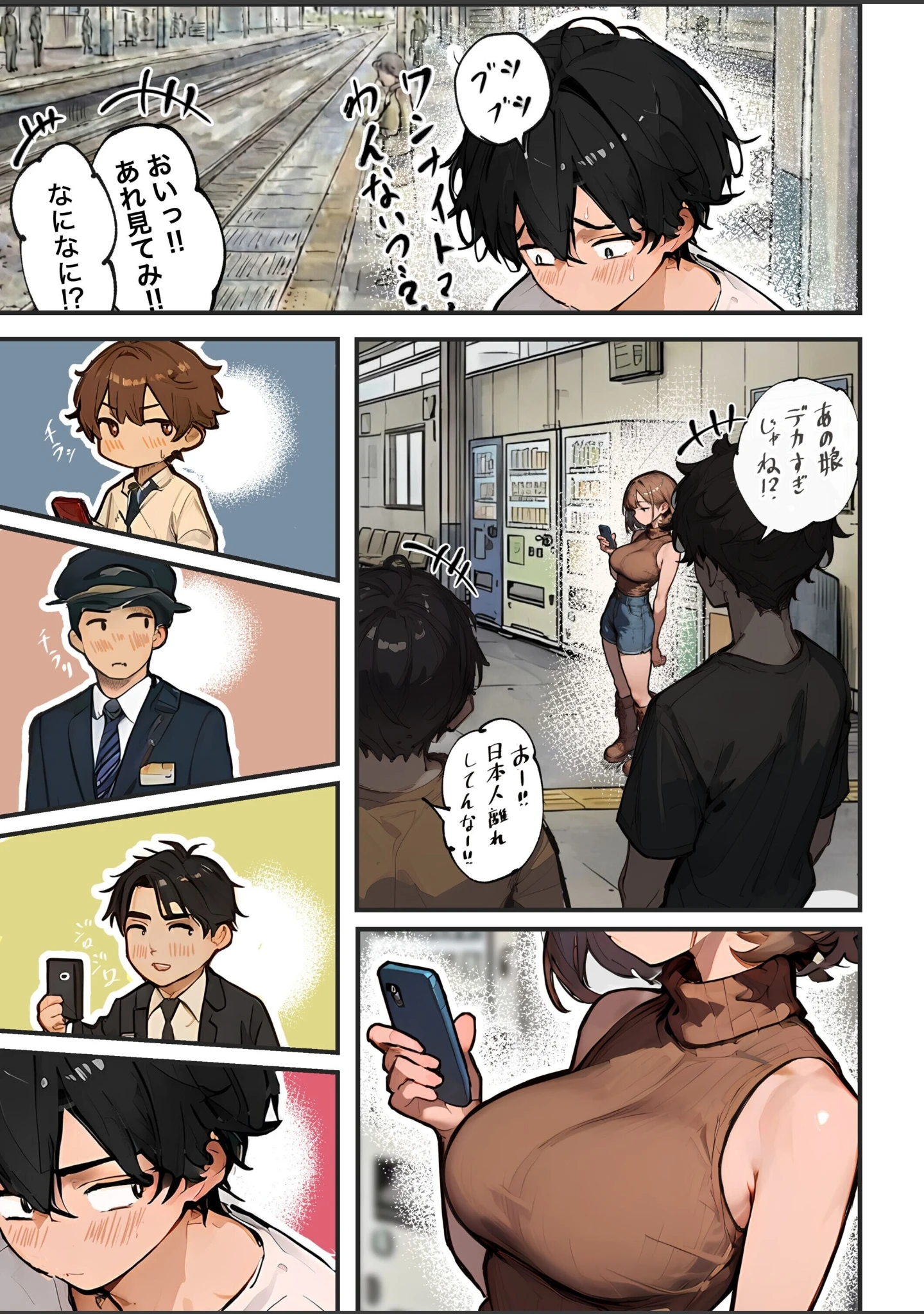 「巨乳ガチャ当てちゃいました。2【白抜き修正版】」（すぺると小麦） 試し読み 9ページ目
