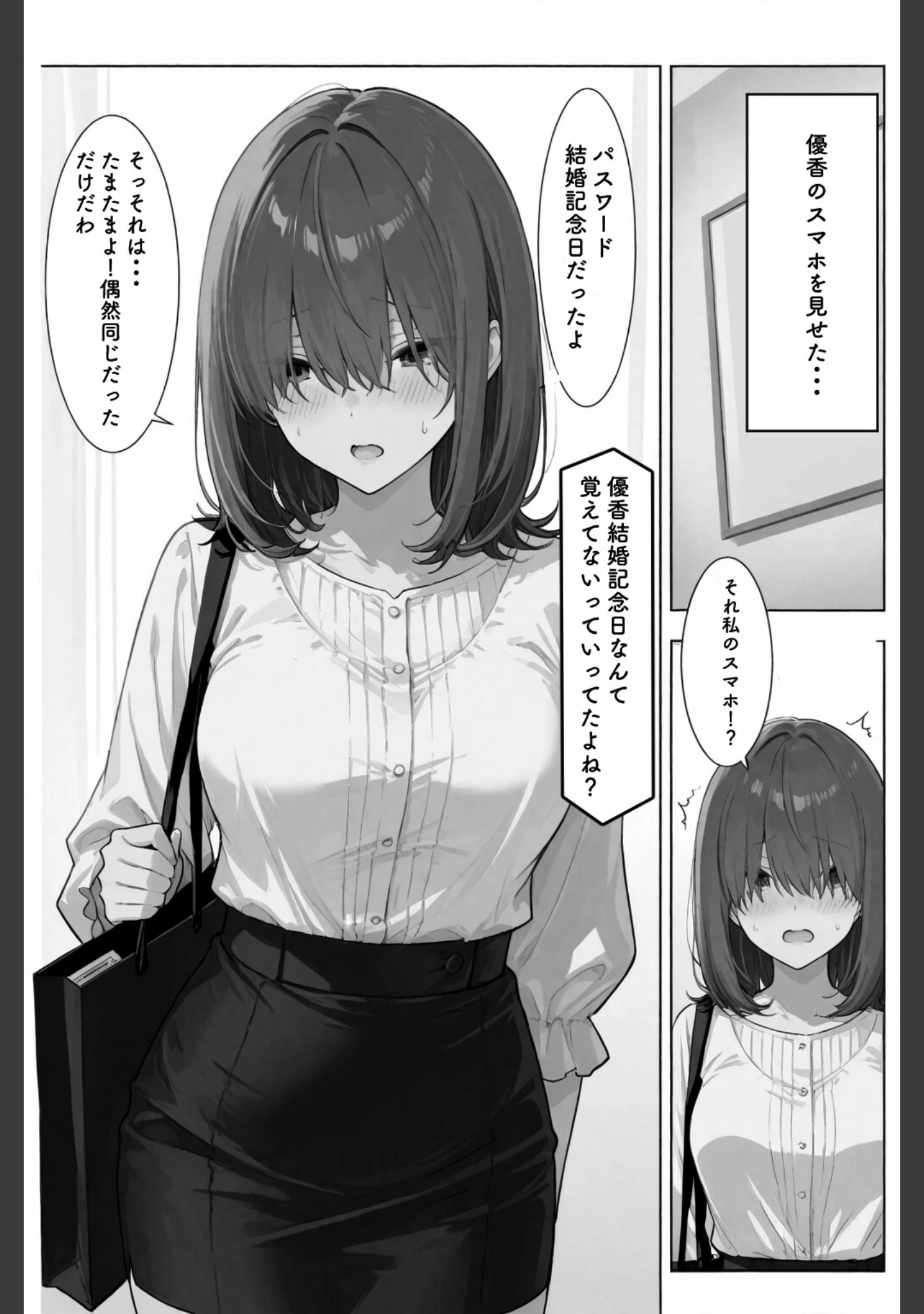 「シゴできOLな嫁は俺と離婚をしたいようなのだが...？【白抜き修正版】（単話）」（愛罠） 試し読み 13ページ目