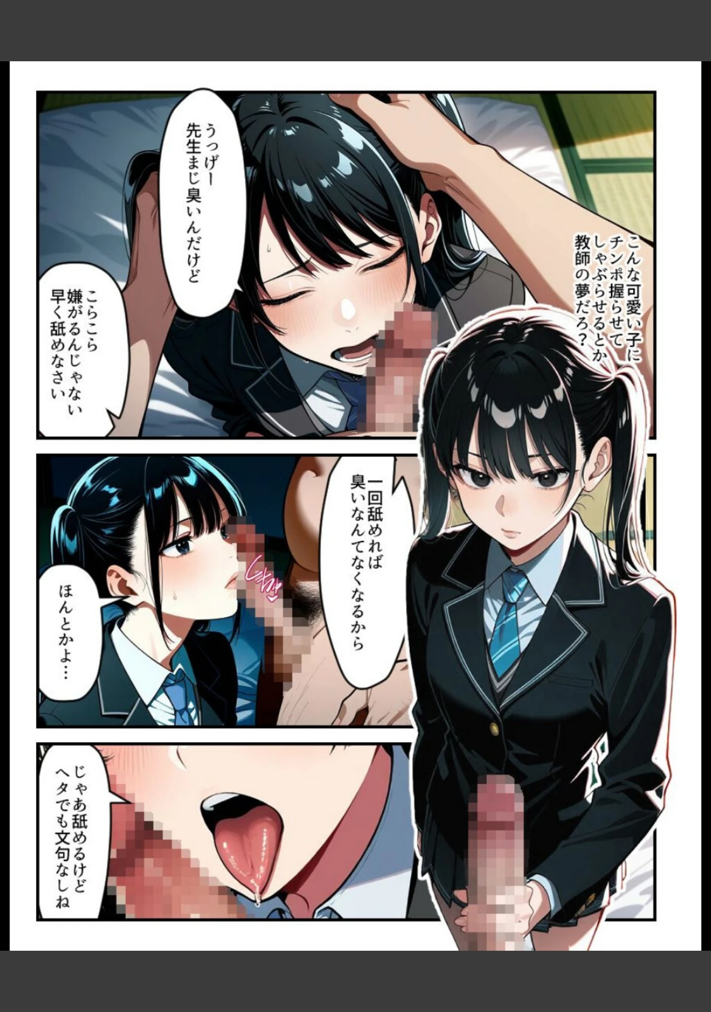 「催●時間割 〜百年に一度のアイドル学生の予定を決められる時間割洗脳アプリでデリヘル体験授業を追加した〜【モザイク版】」（アイロク屋） 試し読み 8ページ目