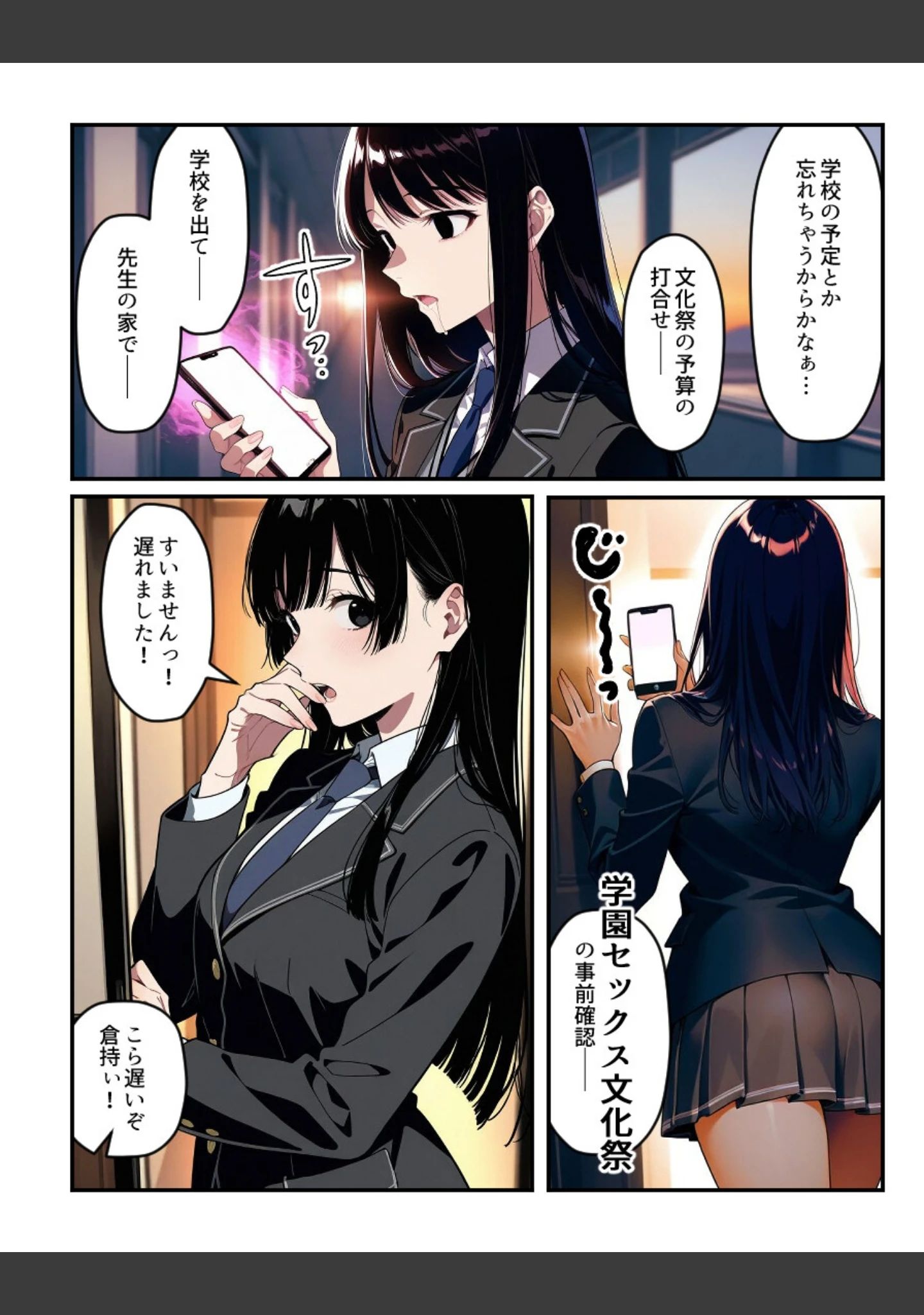 「催●時間割【モザイク版】（単話）」（アイロク屋） 試し読み 5ページ目