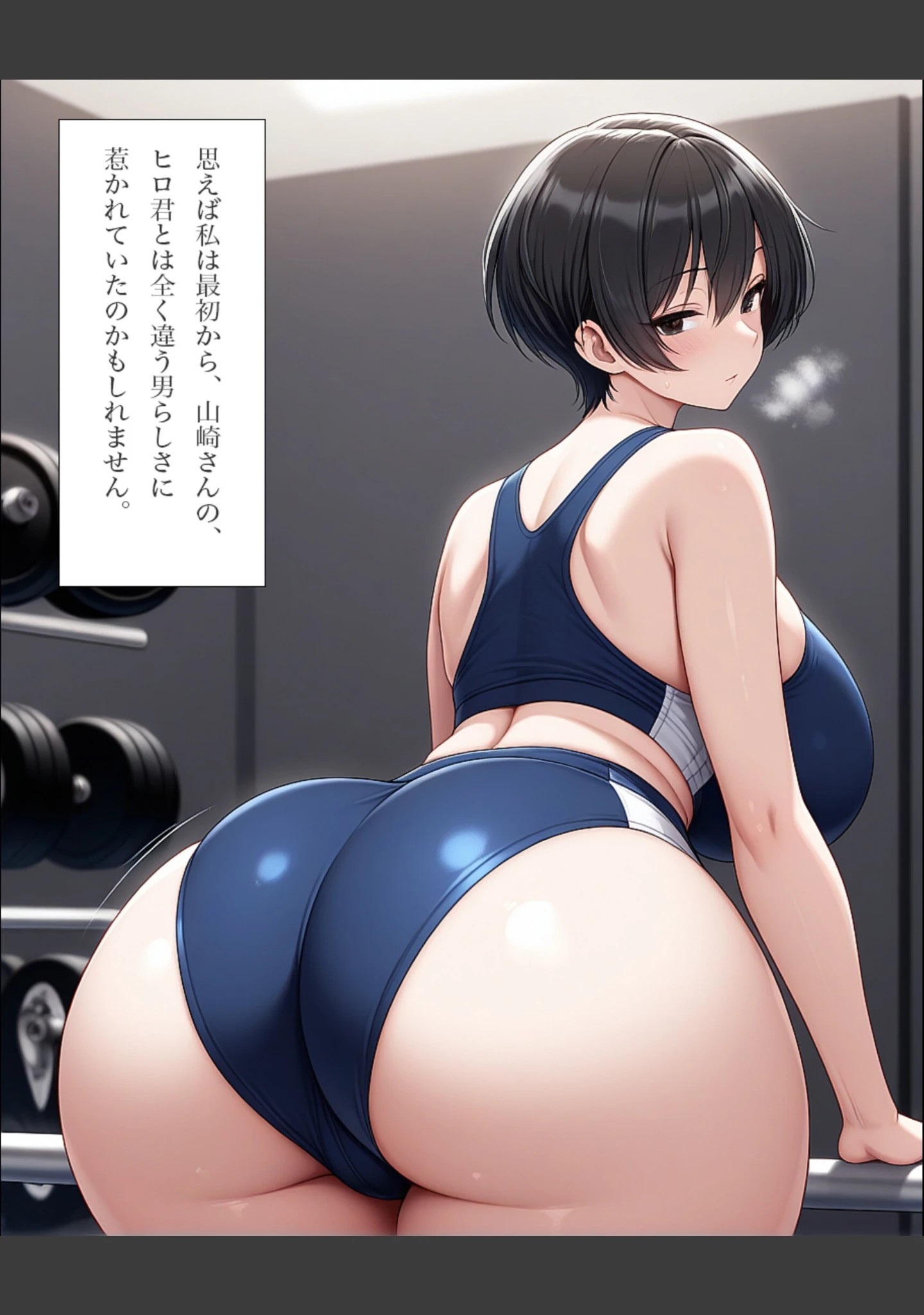 「パーソナルジムトレーナーに彼女を寝取られました。【棒消し修正版】」（れっさーぱんだ。） 試し読み 12ページ目