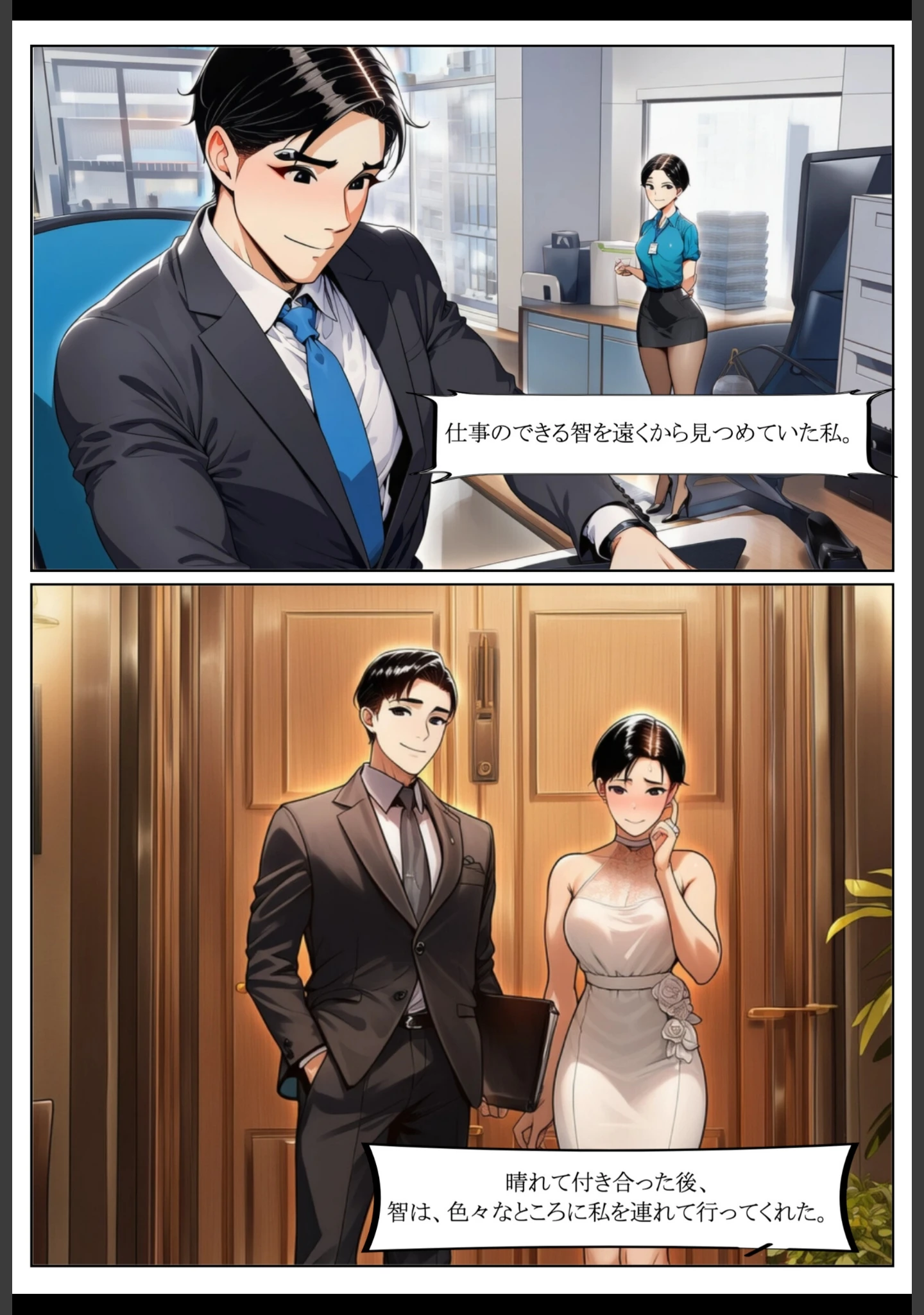 「隣人ガチャSSRの人妻・片桐佳織（35）が寝取られるまでの話。【棒消し修正版】」（れっさーぱんだ。） 試し読み 3ページ目