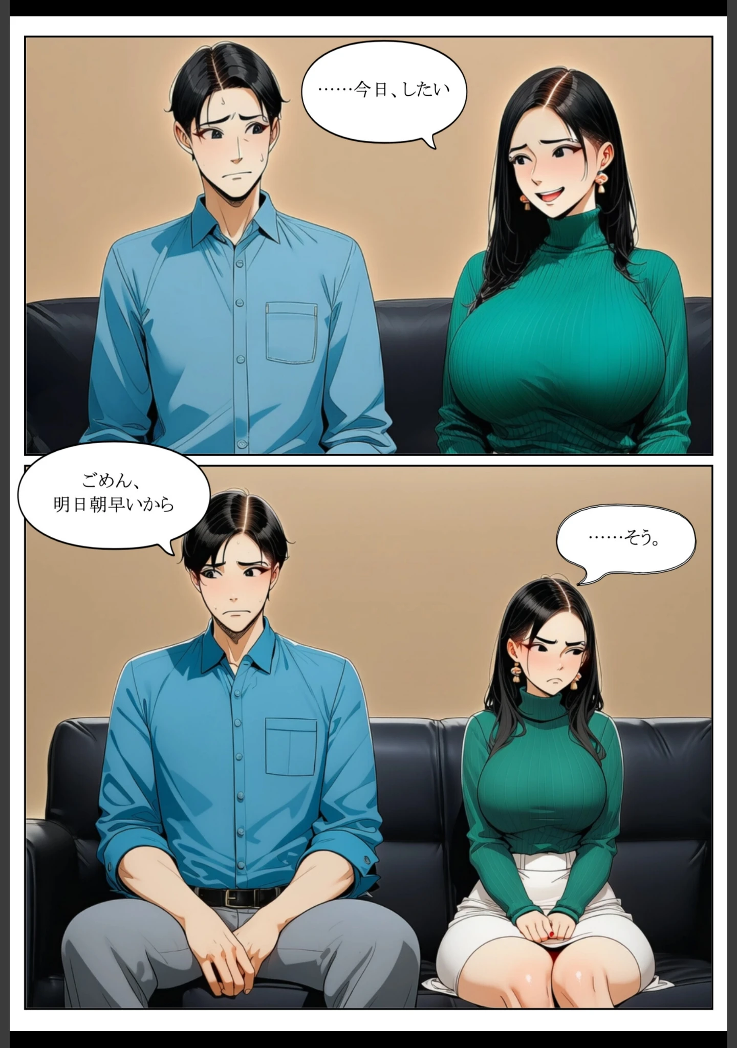 「隣人ガチャSSRの人妻・片桐佳織（35）が寝取られるまでの話。【棒消し修正版】」（れっさーぱんだ。） 試し読み 6ページ目
