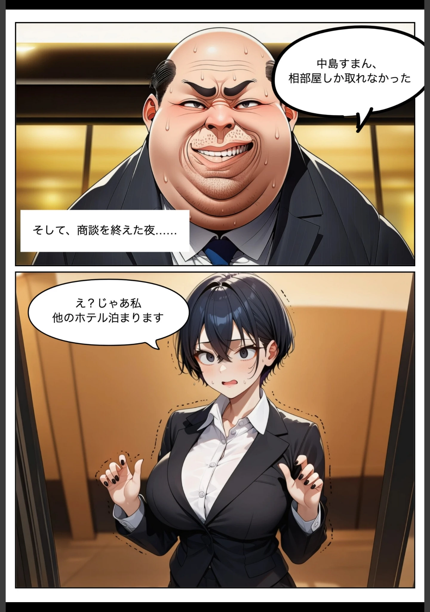 「新卒女子・中島碧（22）、キモデブ上司に寝取られる。【棒消し修正版】」（れっさーぱんだ。） 試し読み 10ページ目