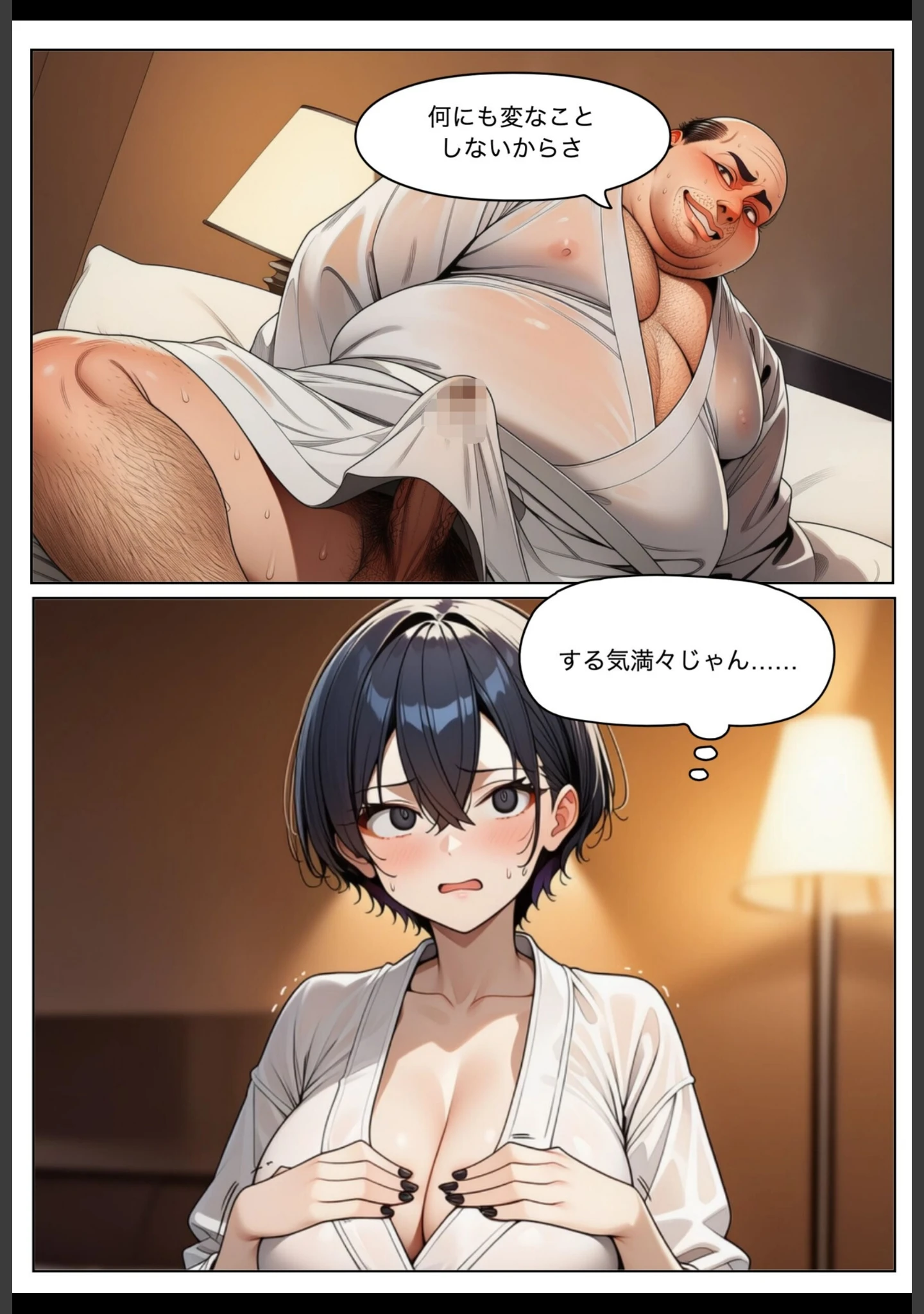 「新卒女子・中島碧（22）、キモデブ上司に寝取られる。【棒消し修正版】」（れっさーぱんだ。） 試し読み 13ページ目