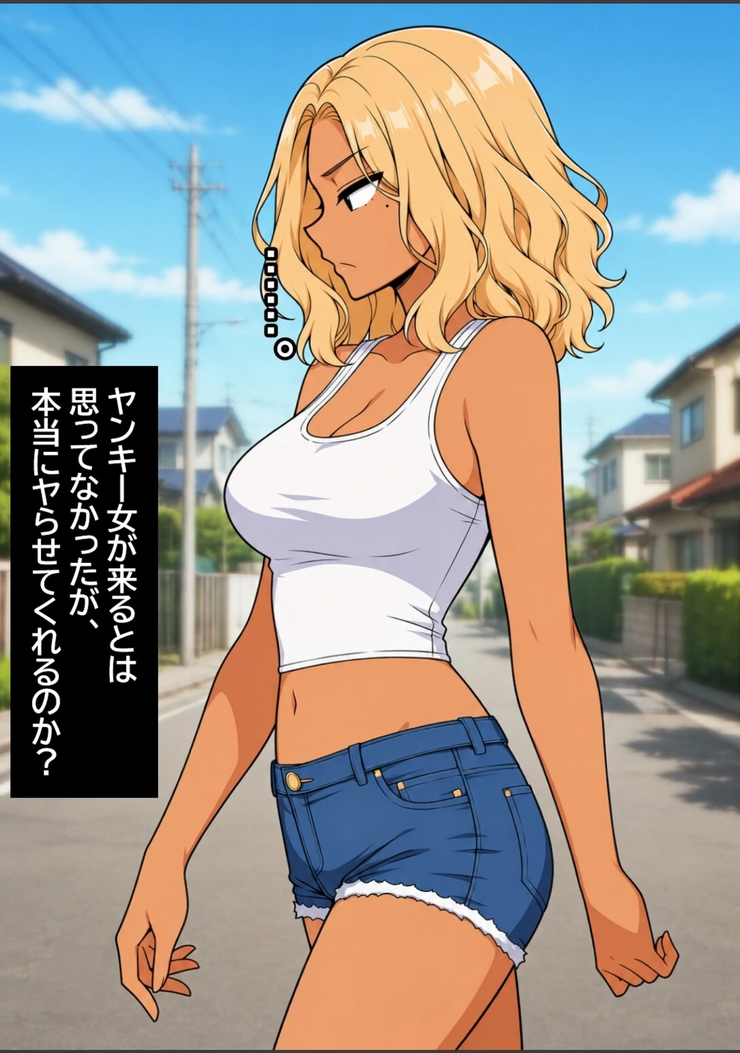 「深夜のド〇キにいそうなヤンキー女を孕ませる。【モザイク版】（単話）」（ハラメウメ） 試し読み 2ページ目