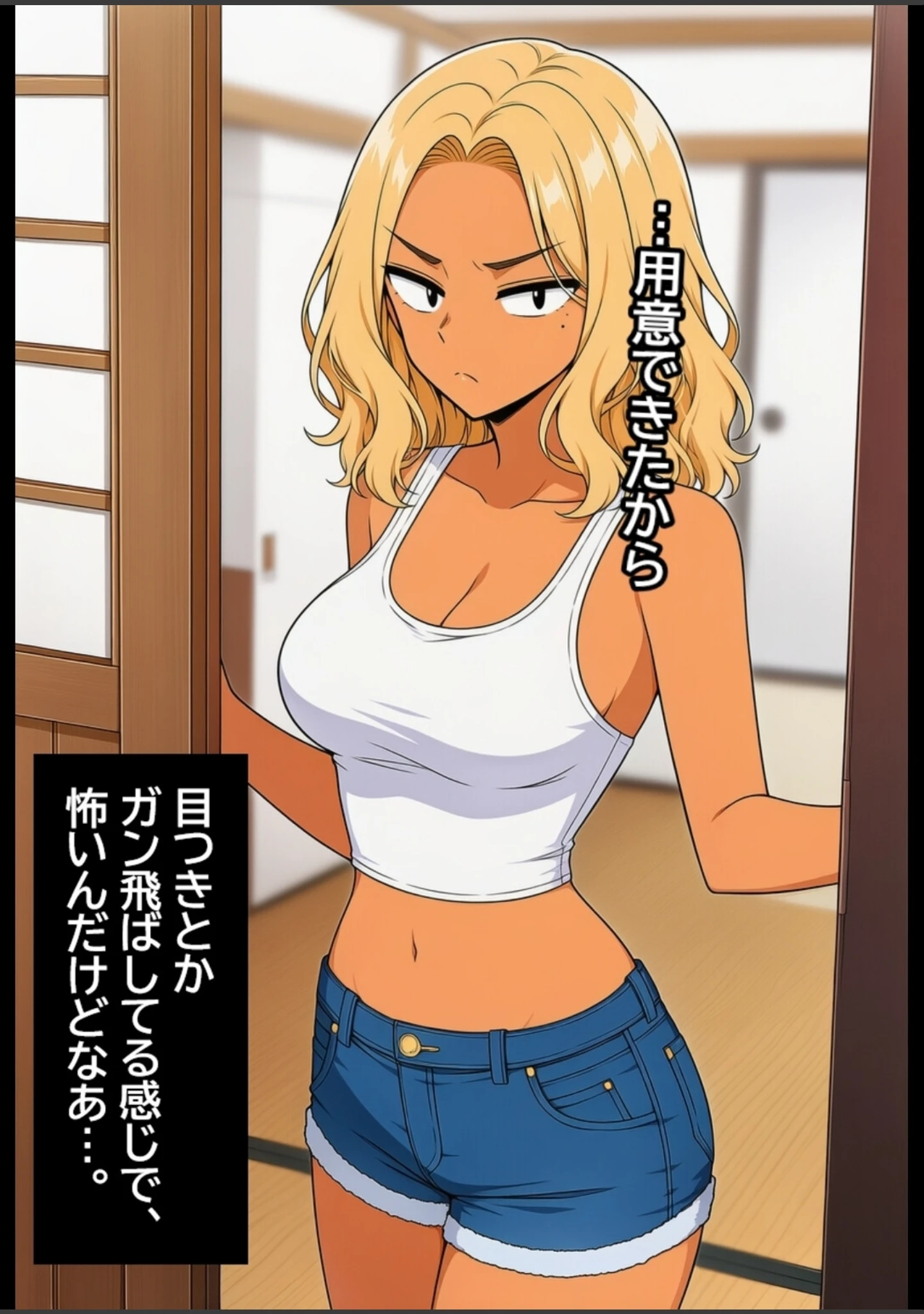 「深夜のド〇キにいそうなヤンキー女を孕ませる。【モザイク版】（単話）」（ハラメウメ） 試し読み 3ページ目