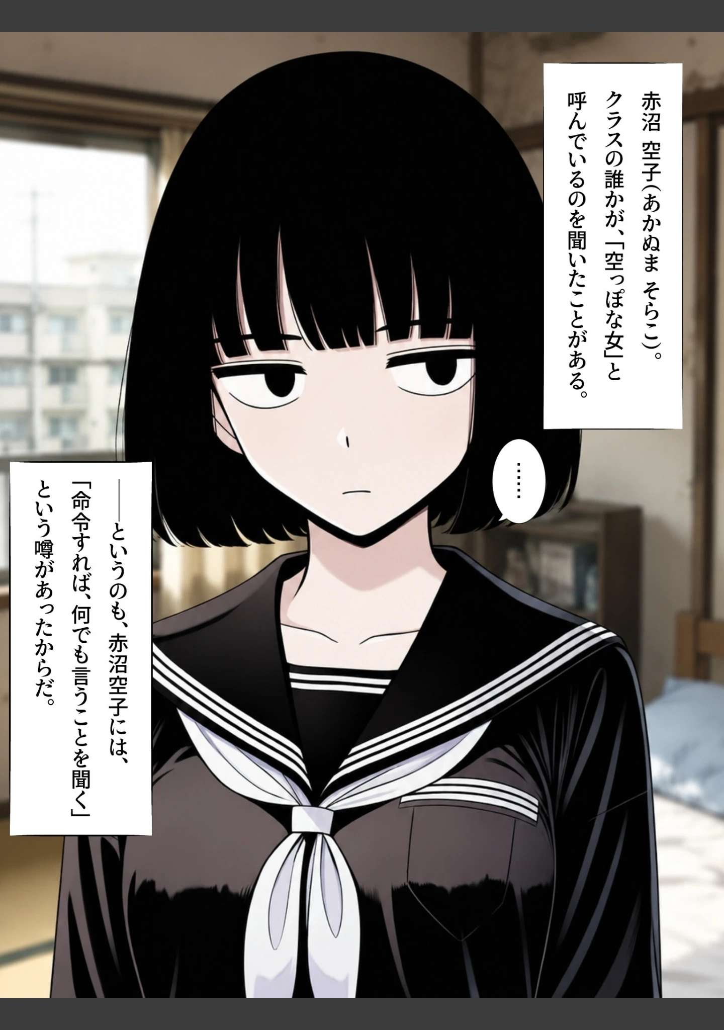 「俺の家に宗教勧誘に来た同級生の無口な女子に無責任中出しして孕ませる。【モザイク版】（単話）」（ハラメウメ） 試し読み 3ページ目
