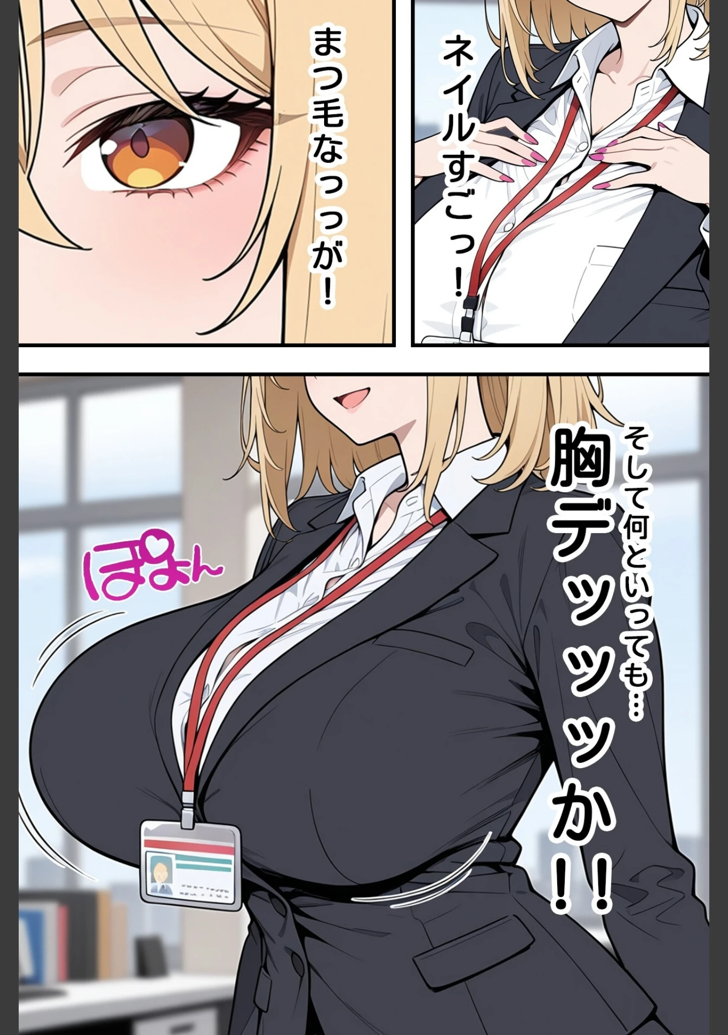 「あざとい系新卒ギャルにガチ恋されてしまった話【モザイク版】」（ベビーリーフ工房） 試し読み 3ページ目