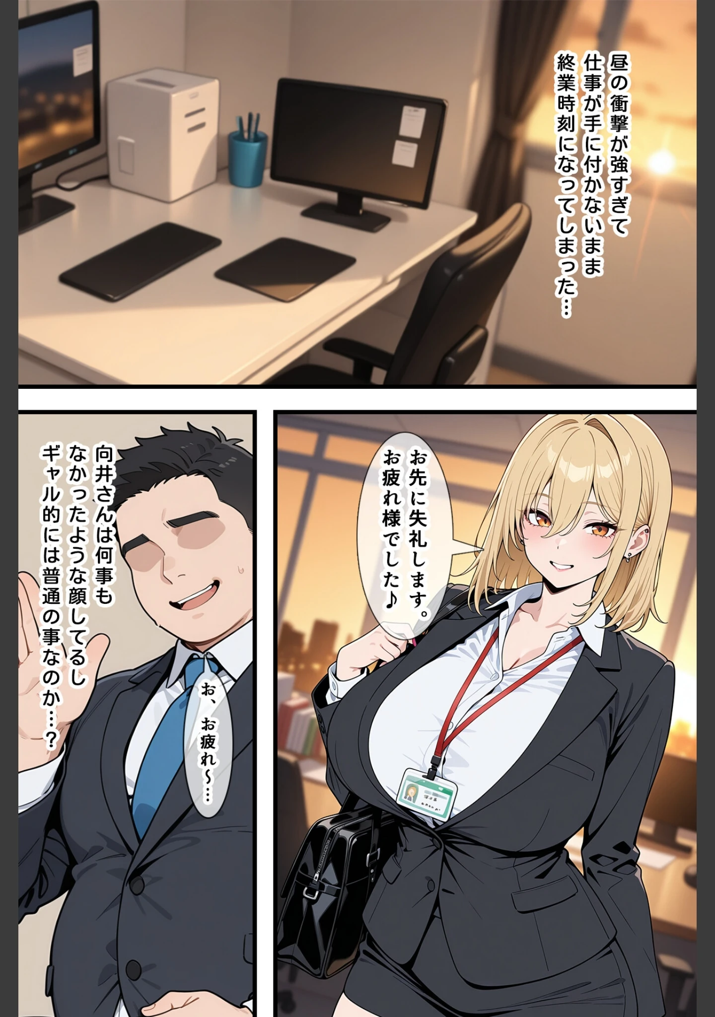「あざとい系新卒ギャルにガチ恋されてしまった話【モザイク版】」（ベビーリーフ工房） 試し読み 7ページ目