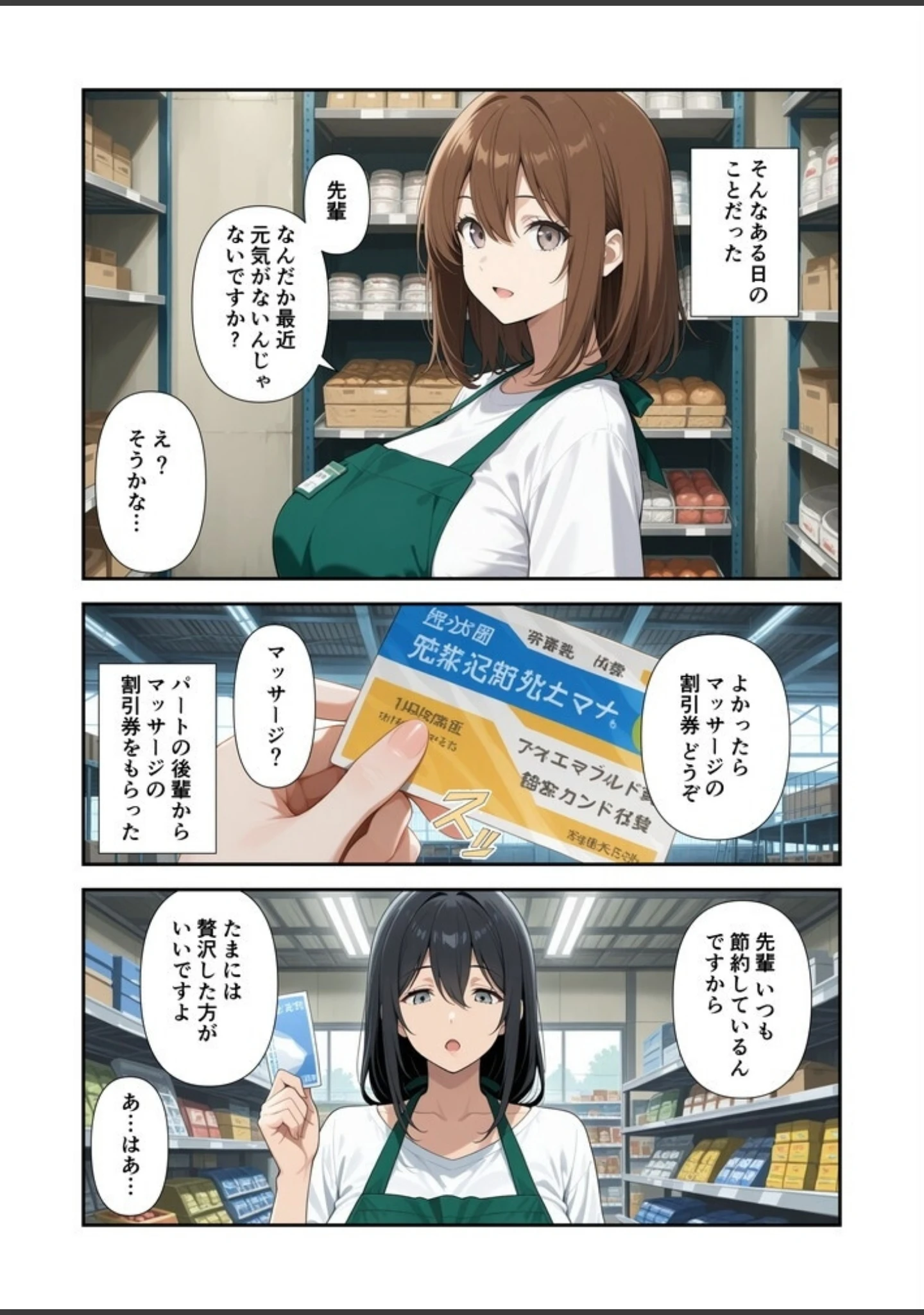 「節約上手の真面目な人妻が媚薬暗示マッサージにハマって、どスケベ肉便器になった話【モザイク版】」（犬ポテト） 試し読み 4ページ目